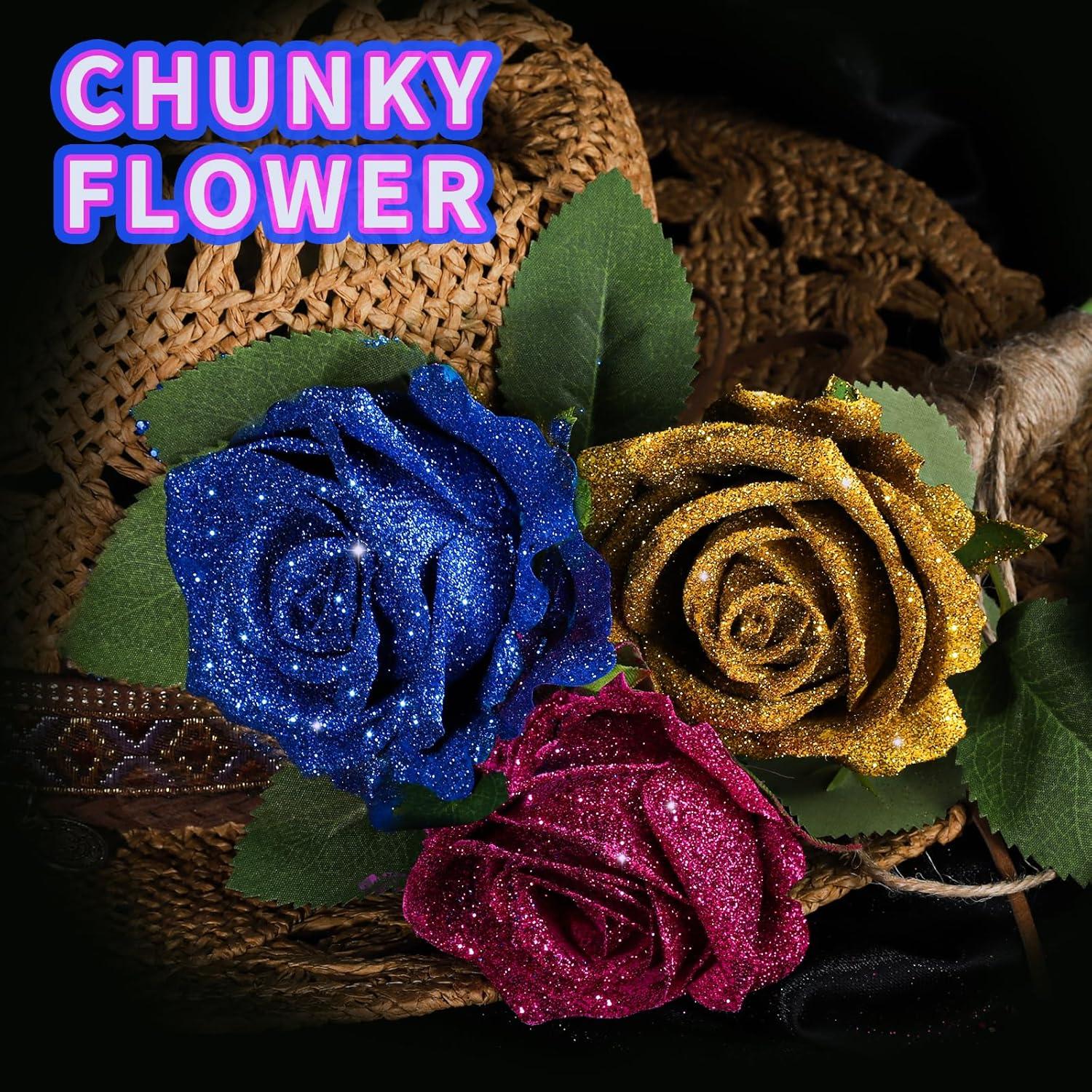 Set de Brillo Fino LEOBRO 32 Colores para Manualidades 160g