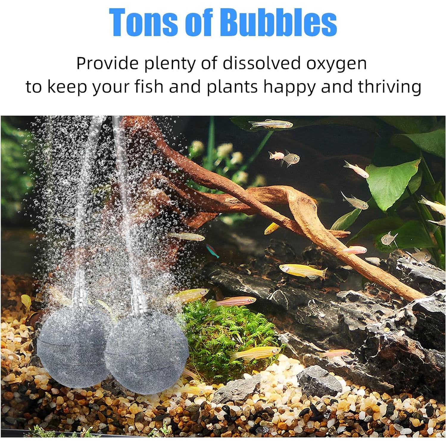 Piedra de Aire AQUANEAT 5.08 cm para Estanque y Acuario 2 Piezas