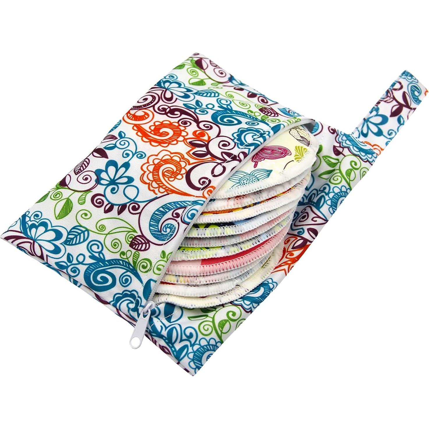 Almohadillas de Lactancia Lavables PINOWU - 10 Unidades 11.9 cm