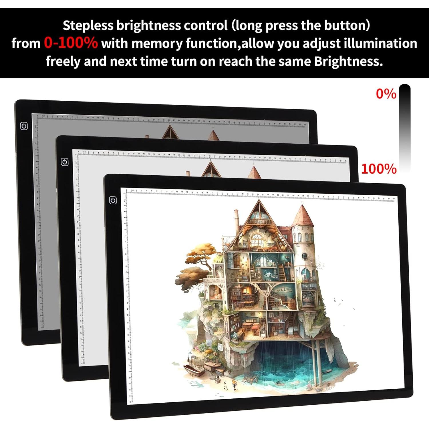 Caja de Luz de Trazado A2 KOBAIBAN 7500 Lux Ultra Delgado