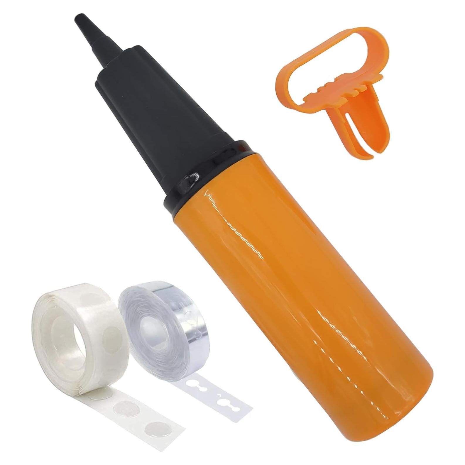 Bomba de Globo de Mano OODELZ Naranja - Kit Completo para Fiestas