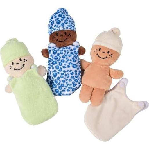 Set de Muñecos de Peluche Multiculturales Mentes Creativas