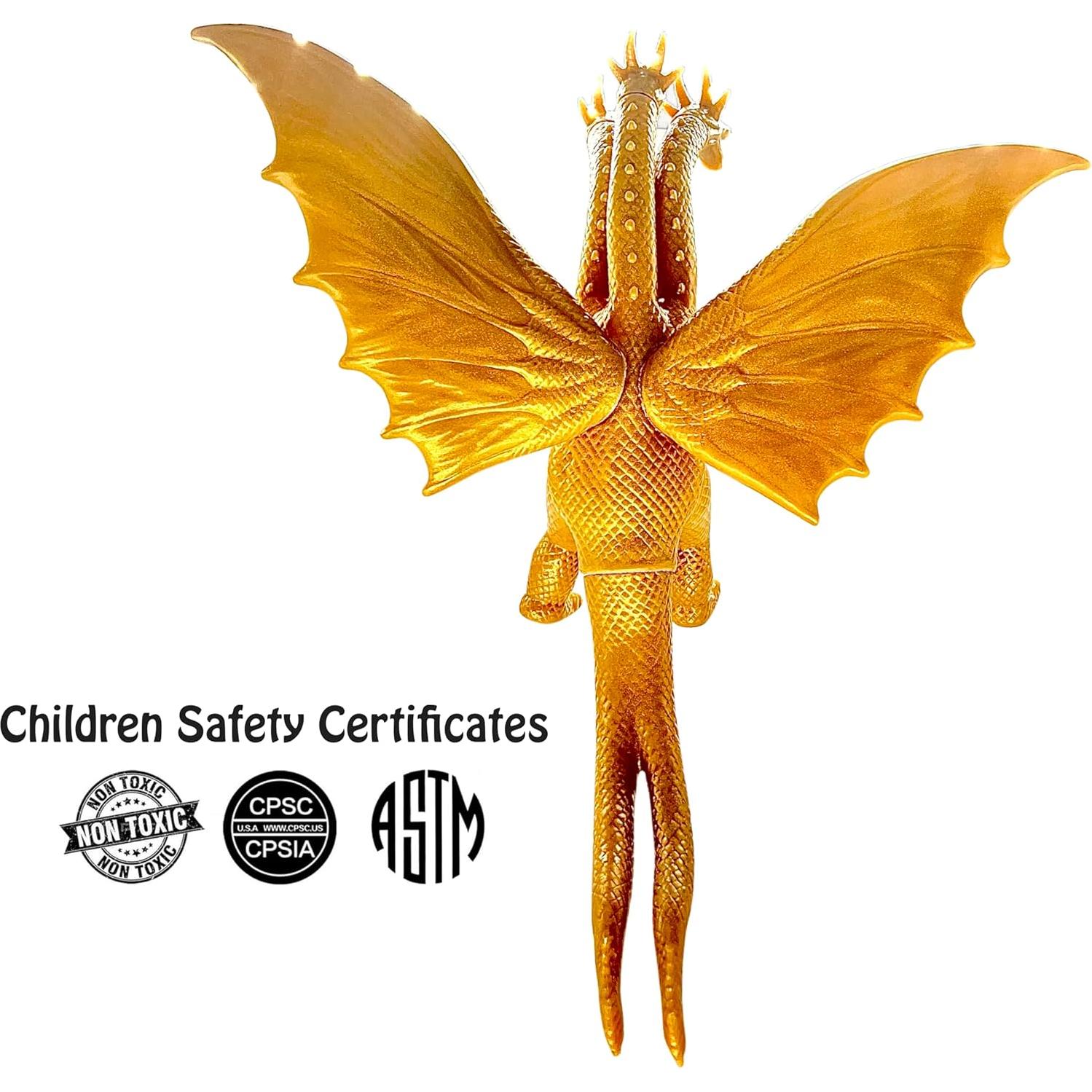 Figura de Acción Rey Ghidorah 1964 TwCare 17.78 cm