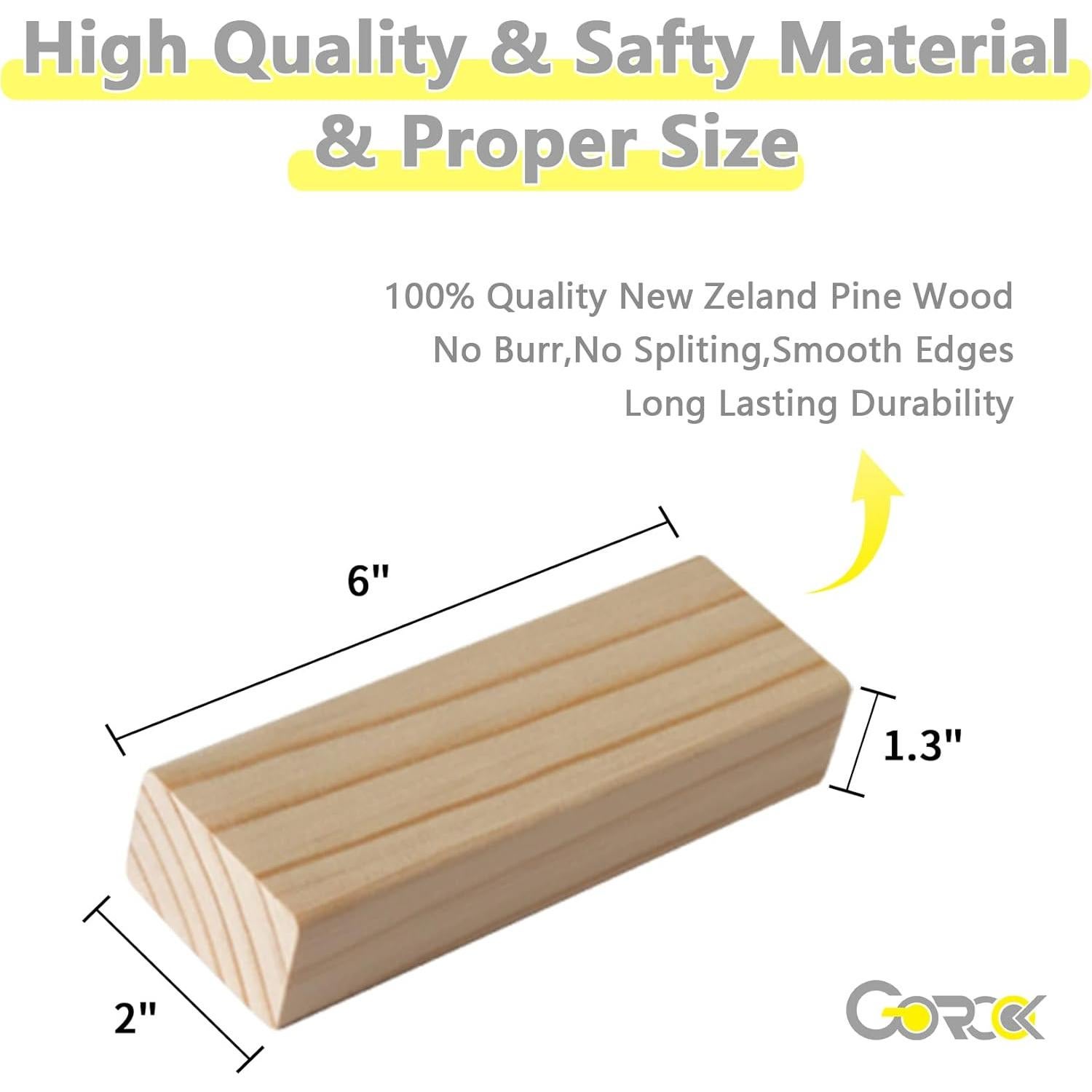 Torre de Caída Gigante Gorock 57 Pcs - Juego Familiar al Aire Libre