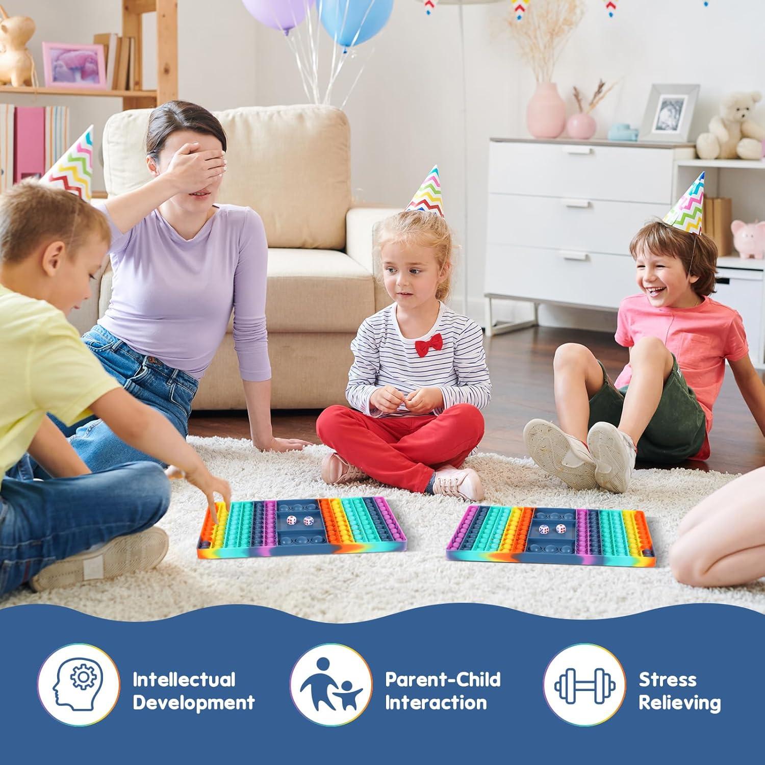 Juego Antiestrés Pop GOHEYI Tablero Ajedrez Multijugador