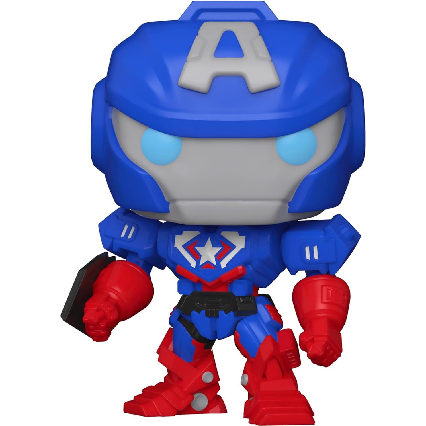 Figura Pop! Vinilo Funko Marvel Mech Capitán América 11.43 cm