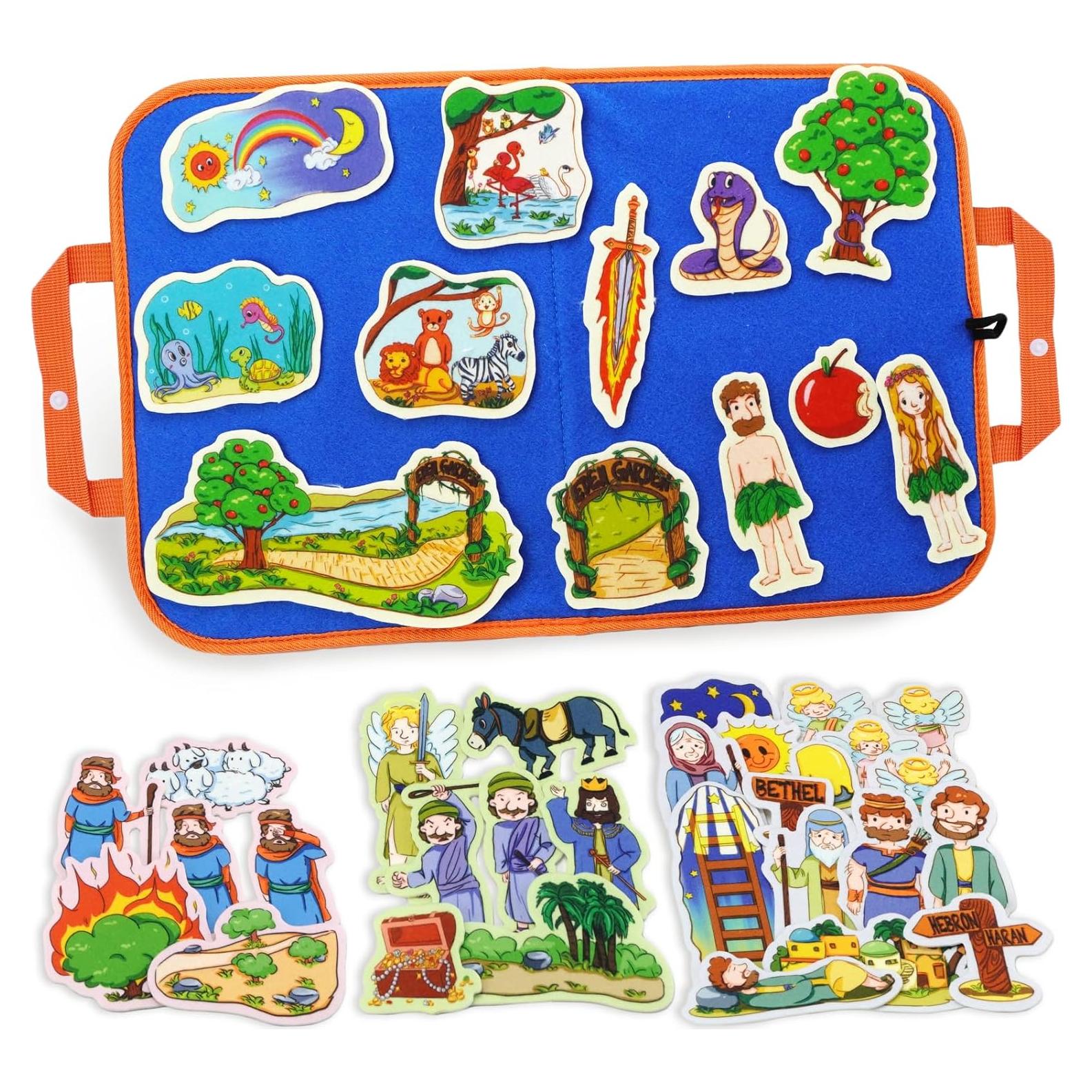 Set de Historias Bíblicas en Fieltro CHEFAN - 4 Figuras