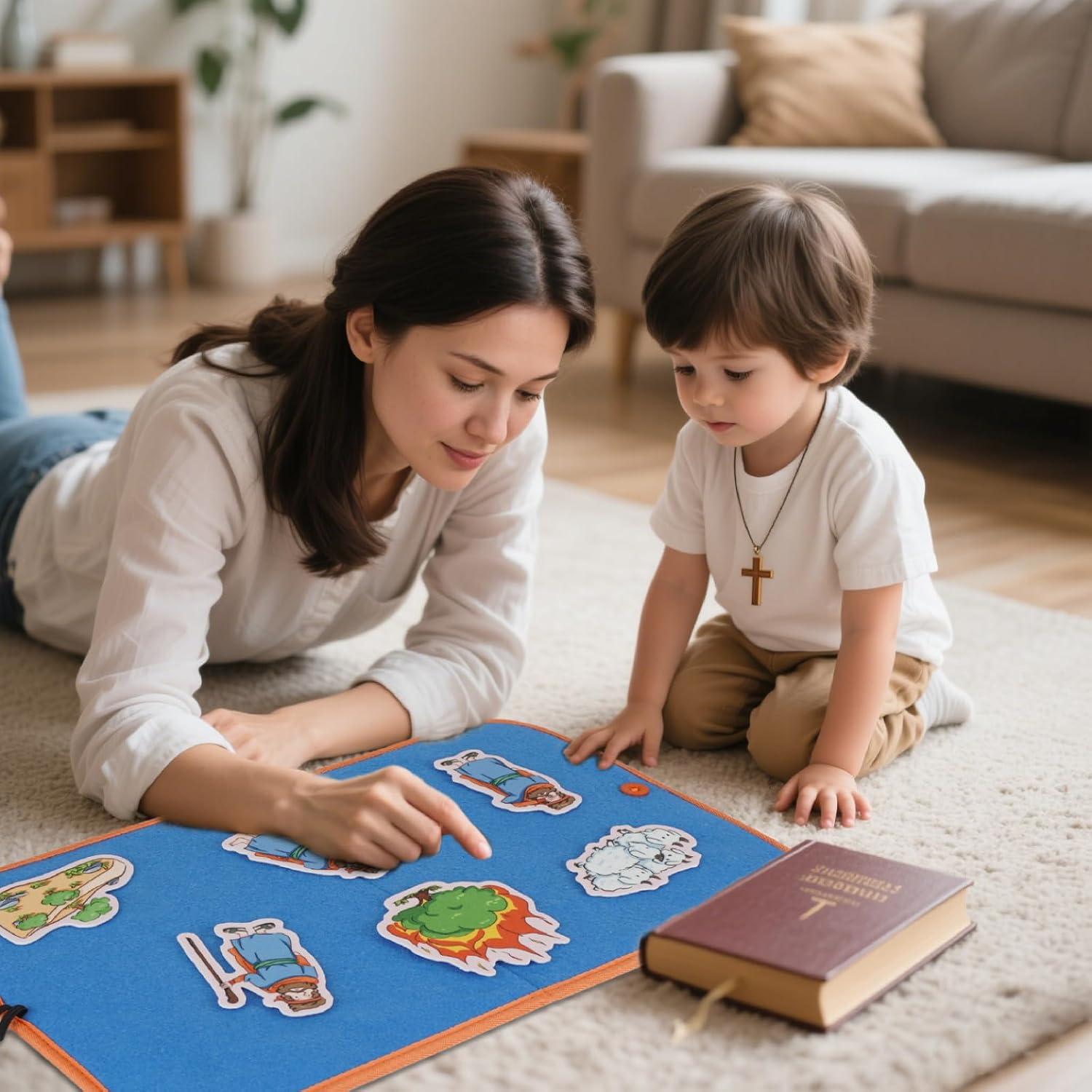 Set de Historias Bíblicas en Fieltro CHEFAN - 4 Figuras