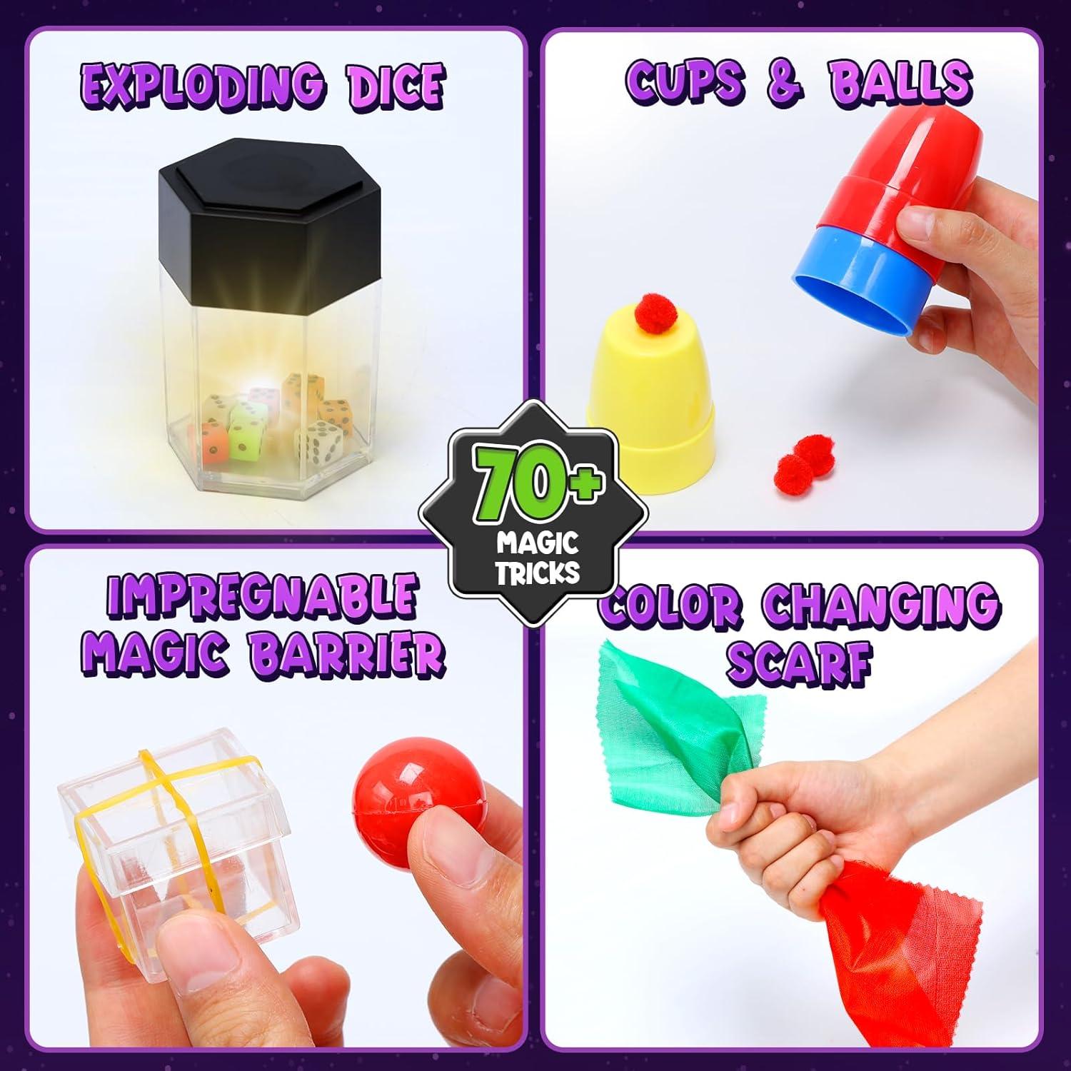 Kit de Magia Skirfy - 75+ Trucos para Niños 6 a 12 Años