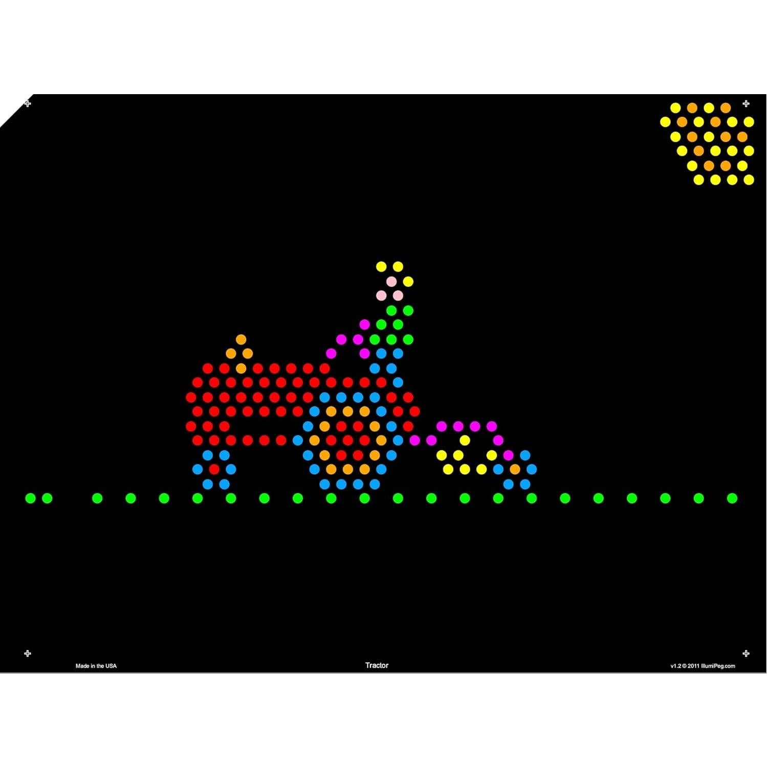 Plantillas de recarga IllumiPeg para Lite Brite Original 22.86x30.48 cm