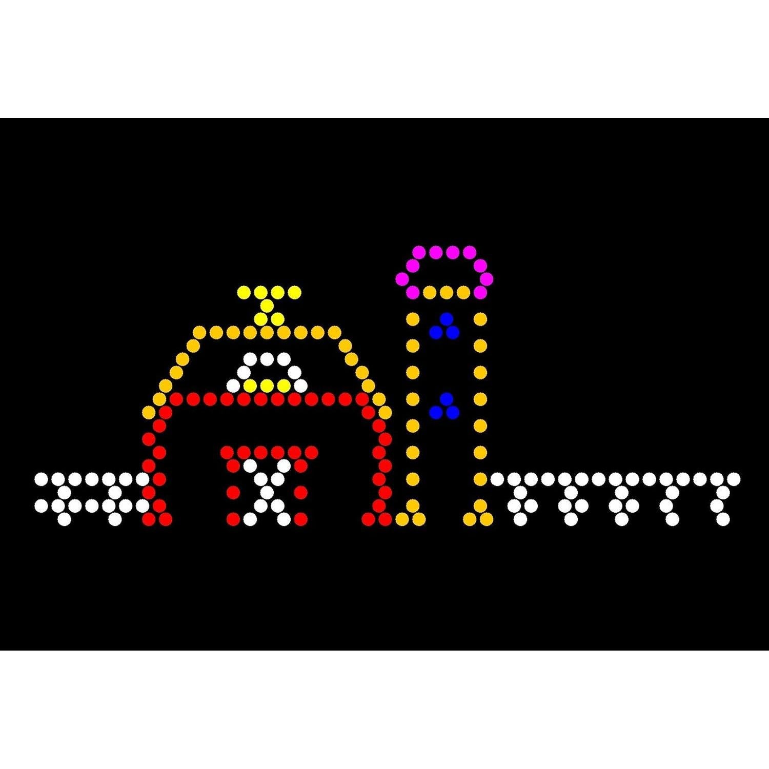 Plantillas de recarga IllumiPeg para Lite Brite Original 22.86x30.48 cm