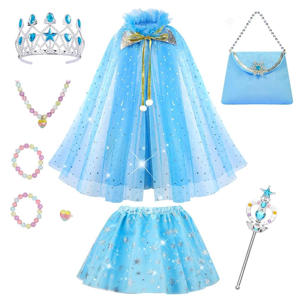 Conjunto de Disfraz de Princesa Meland para Niña 11 Piezas