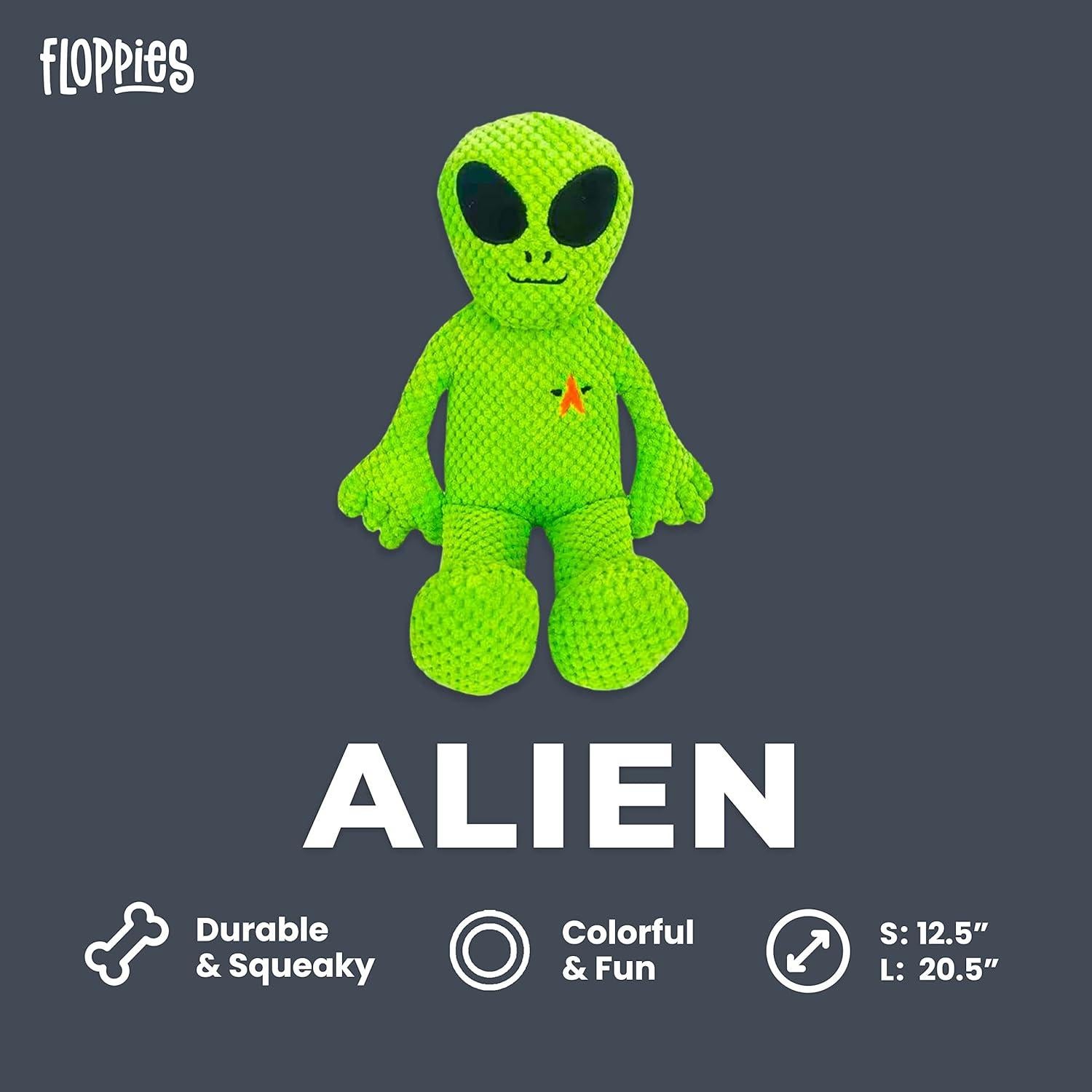 Juguete de Peluche para Perros fabdog Floppies Pequeño Alienígena