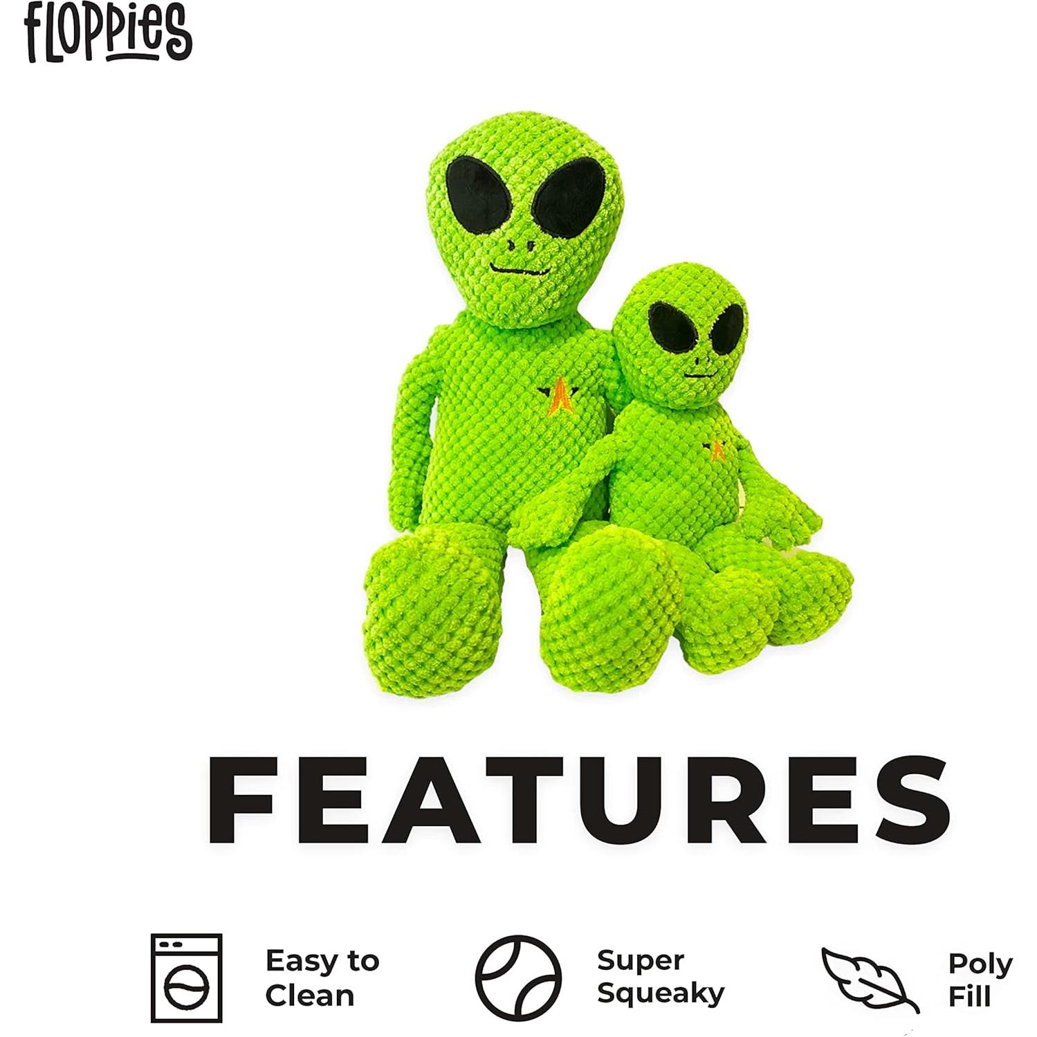 Juguete de Peluche para Perros fabdog Floppies Pequeño Alienígena