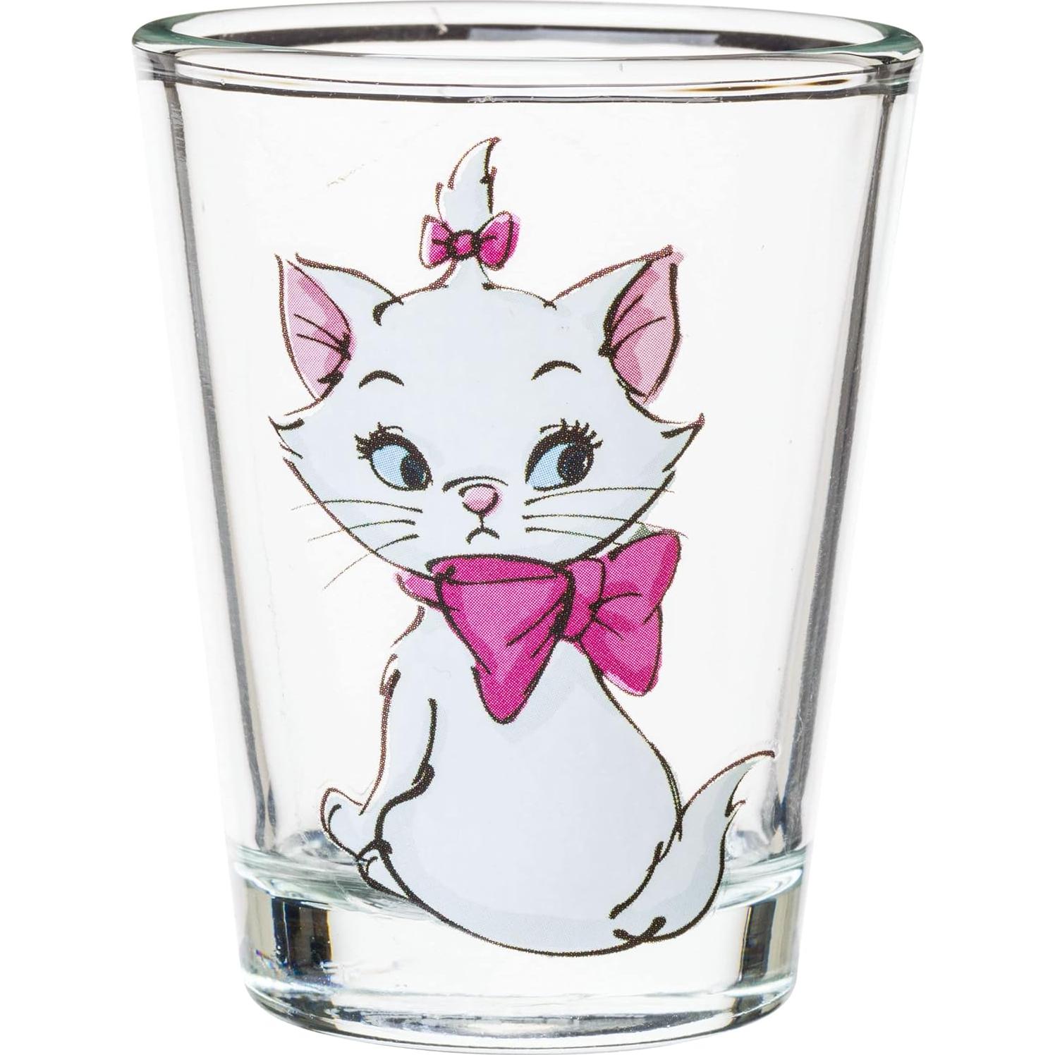 Juego de 4 Mini Vasos Silver Buffalo Aristocats Marie 44 ml