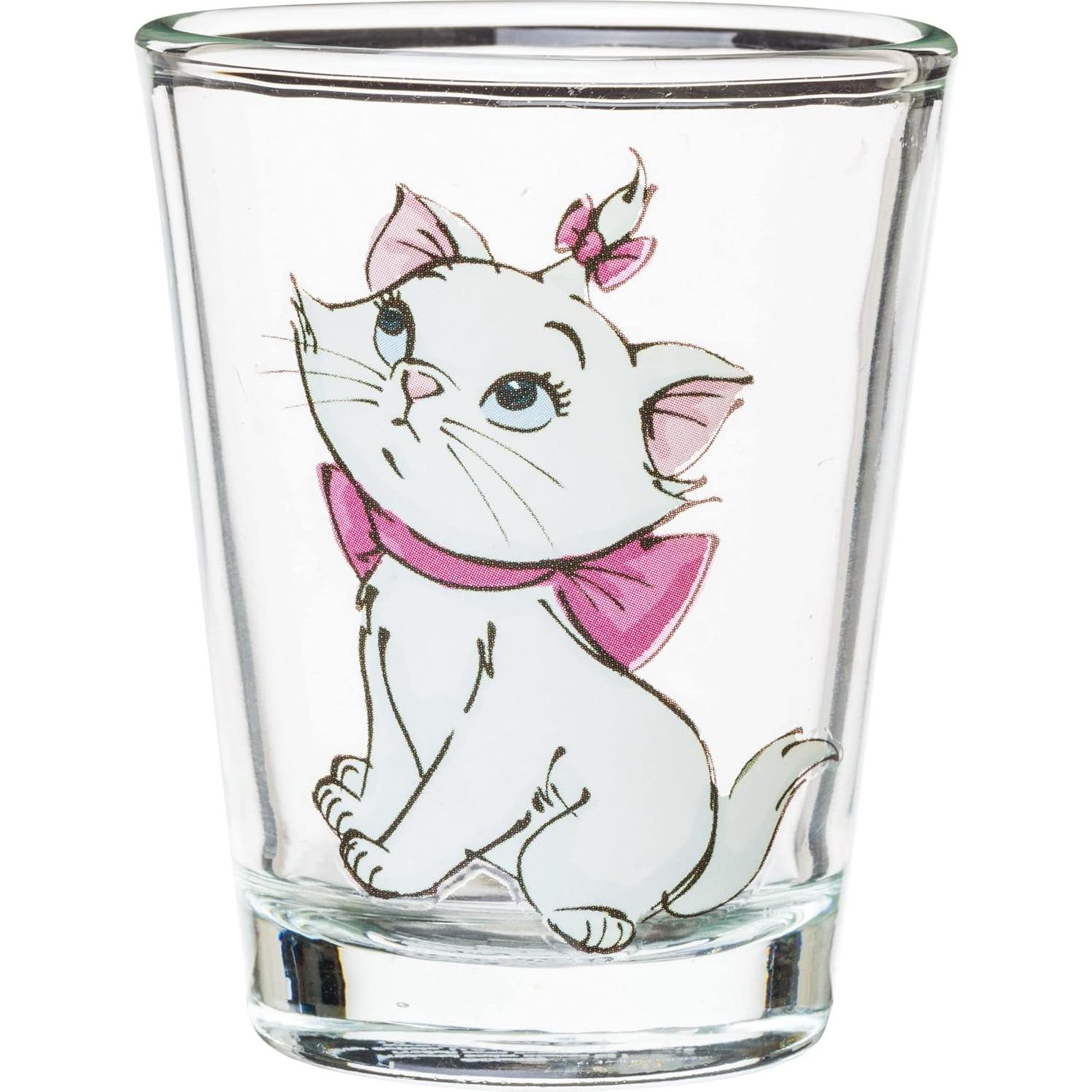 Juego de 4 Mini Vasos Silver Buffalo Aristocats Marie 44 ml