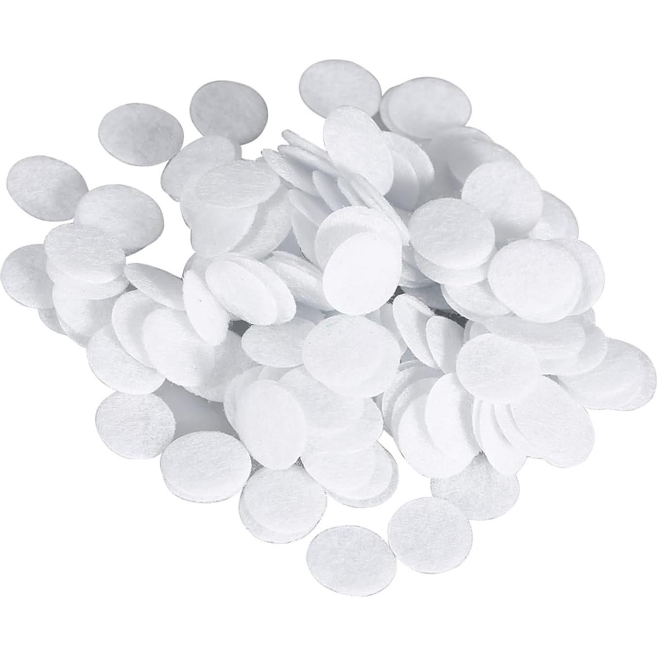 100 Filtros de Algodón Redondos 15mm Walfront para Belleza