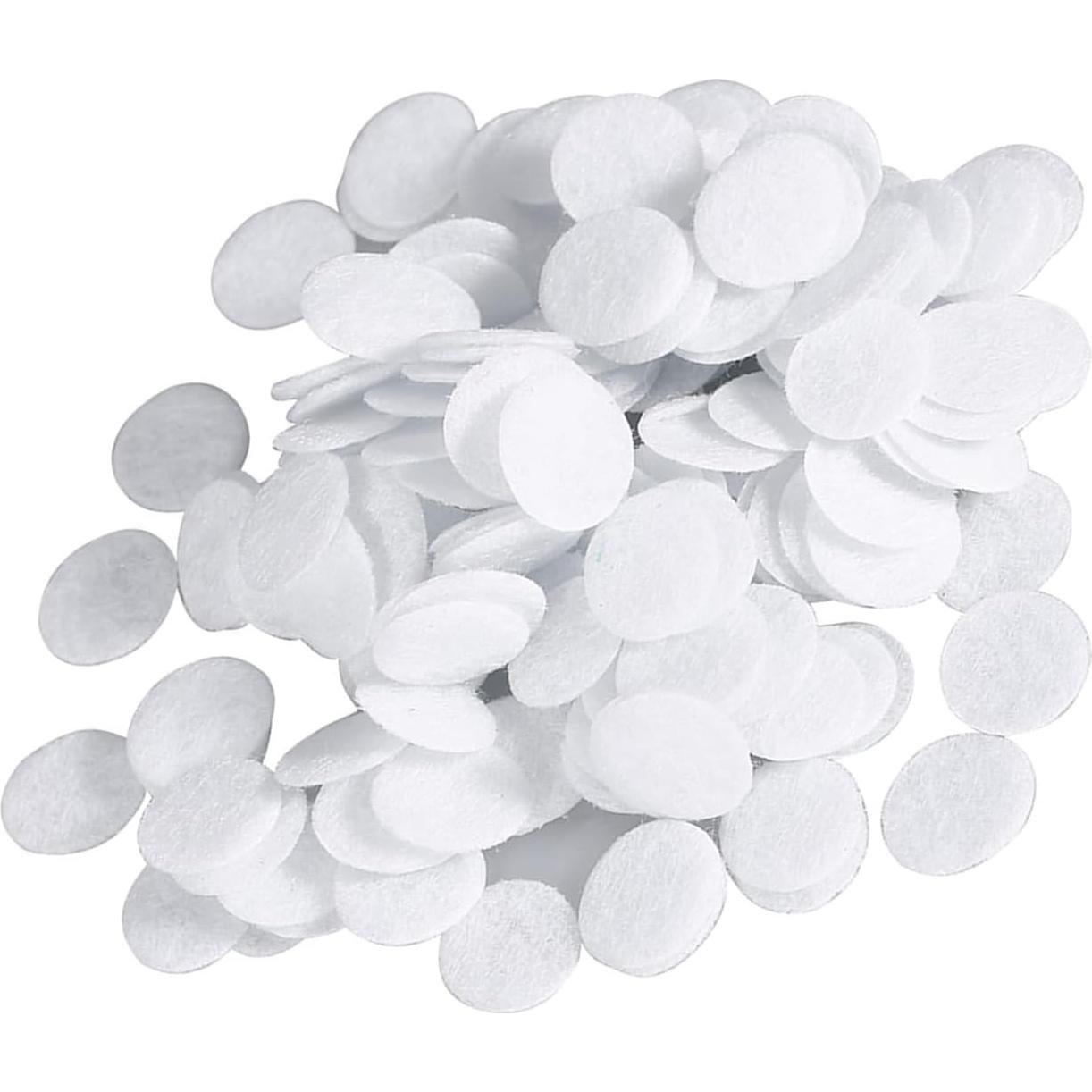 100 Filtros de Algodón Redondos 15mm Walfront para Belleza