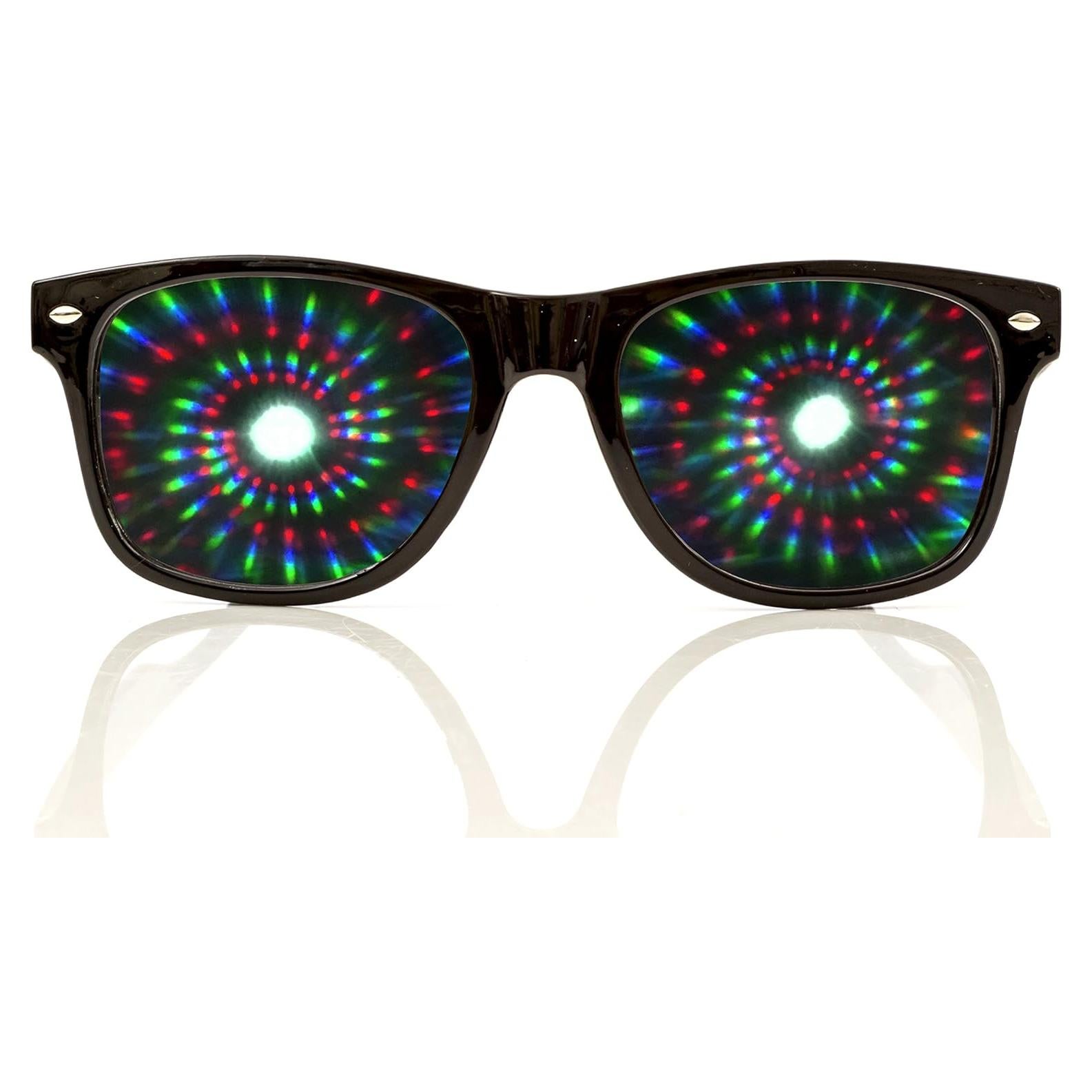 Gafas de Difracción Espiral PLUR VISION - Rave y Festival