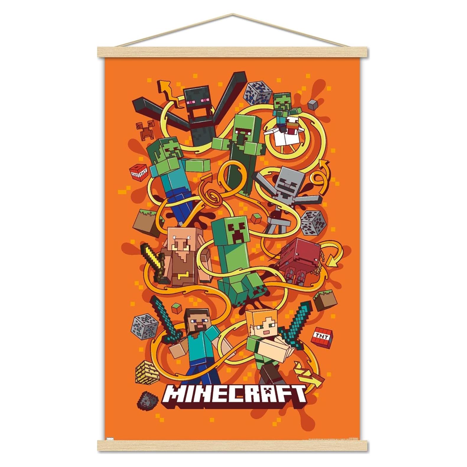 Póster de Pared Trends International Minecraft Funtage 86.4x56.5cm