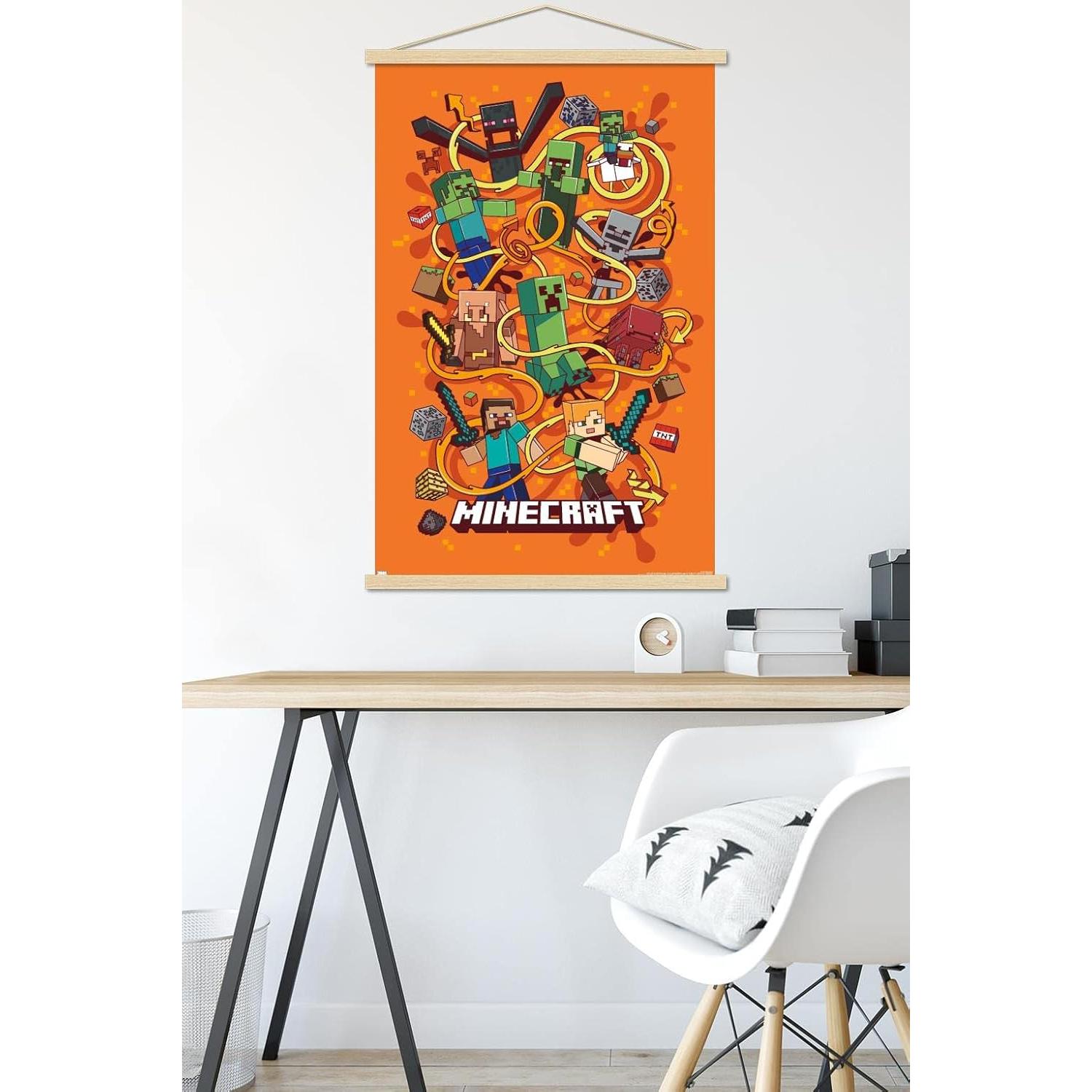 Póster de Pared Trends International Minecraft Funtage 86.4x56.5cm