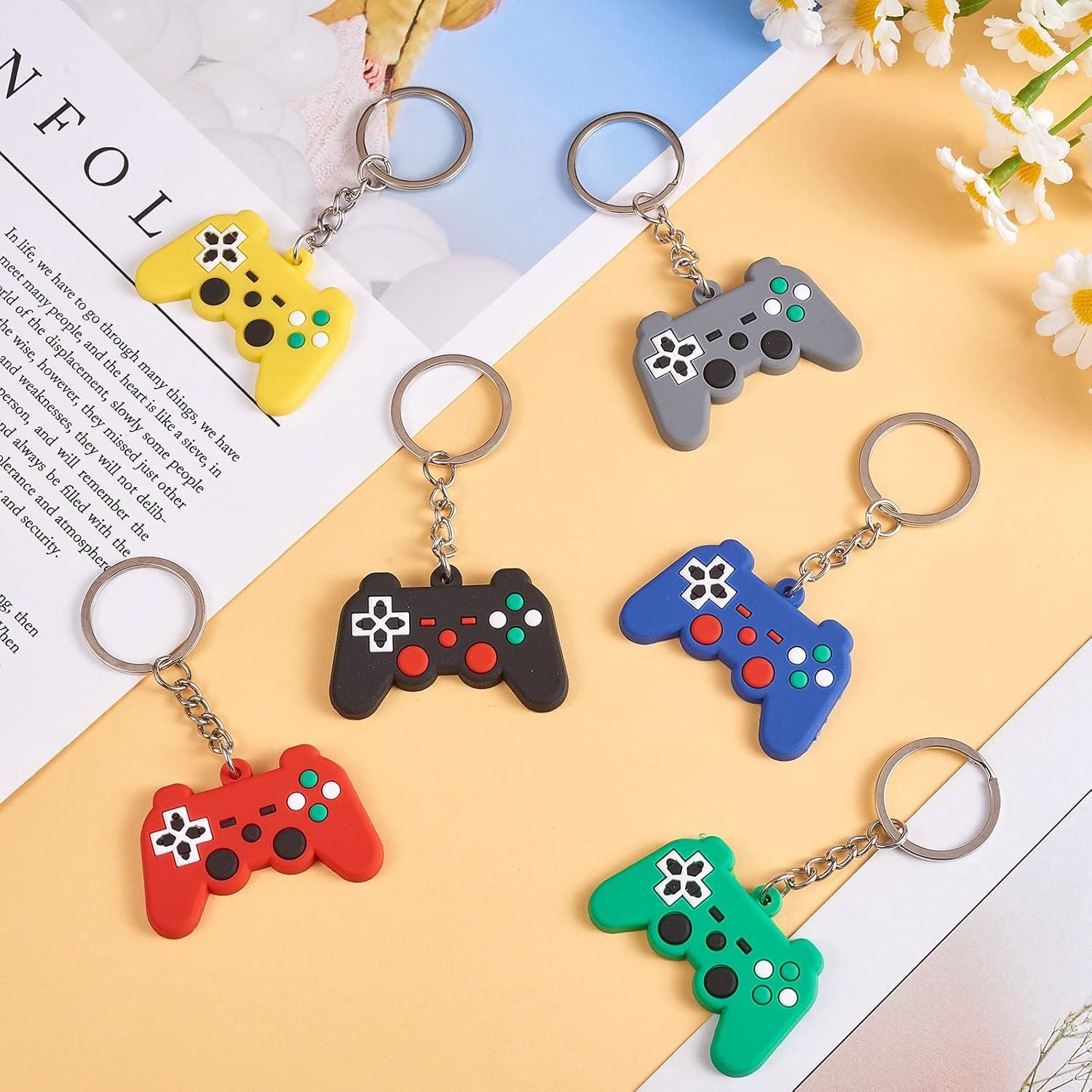 Llavero de Controlador de Juego PVC 18 Piezas 9 Colores