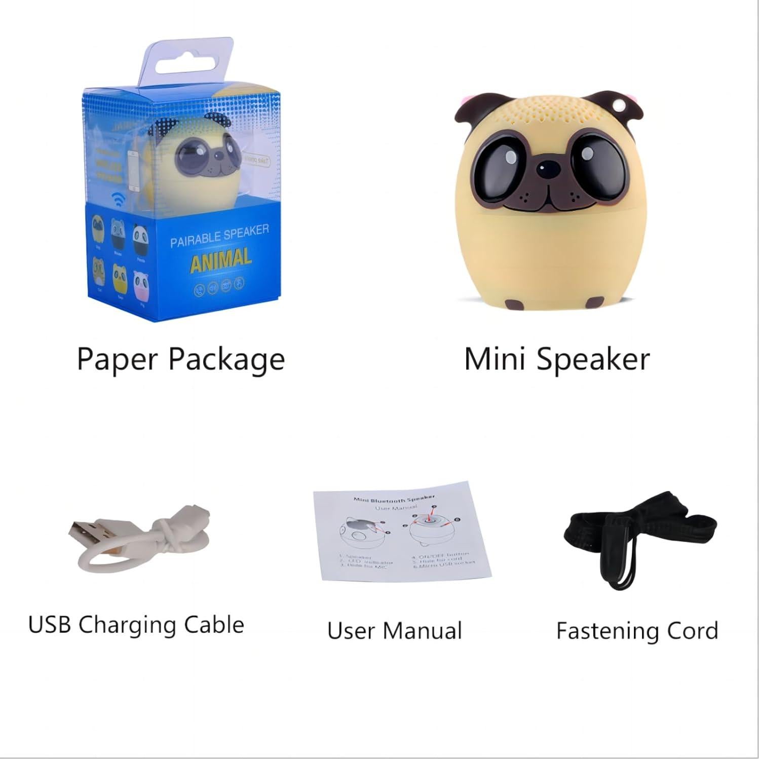 Altavoz Mini Bluetooth Sodomi BM6D Inalámbrico 4.49 cm Amarillo