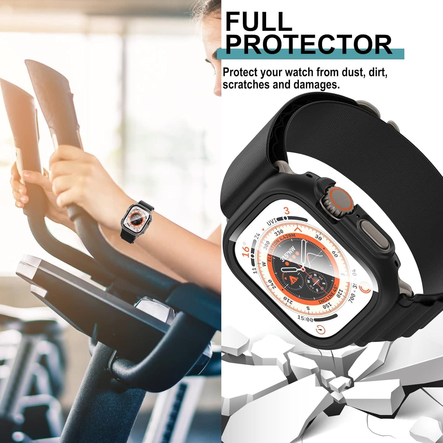 Paquete de 6 Fundas Bumper para Apple Watch 49mm Landhoo