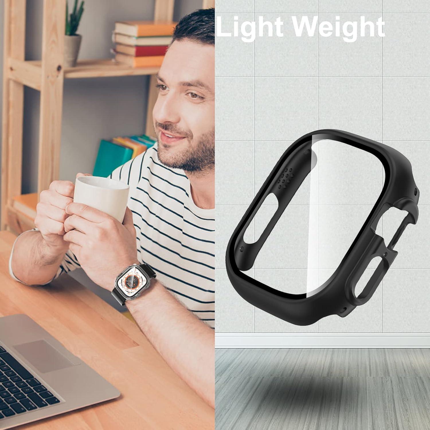 Paquete de 6 Fundas Bumper para Apple Watch 49mm Landhoo