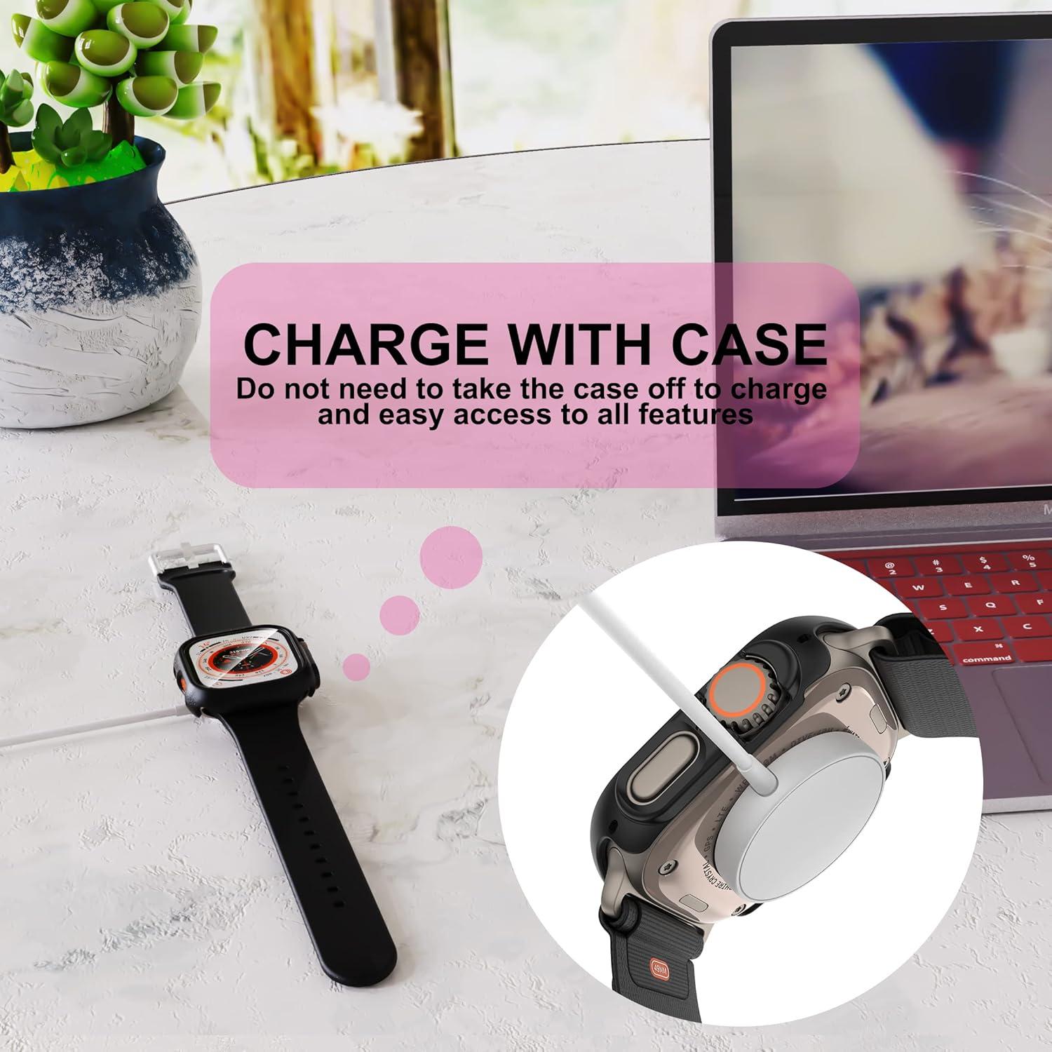 Paquete de 6 Fundas Bumper para Apple Watch 49mm Landhoo