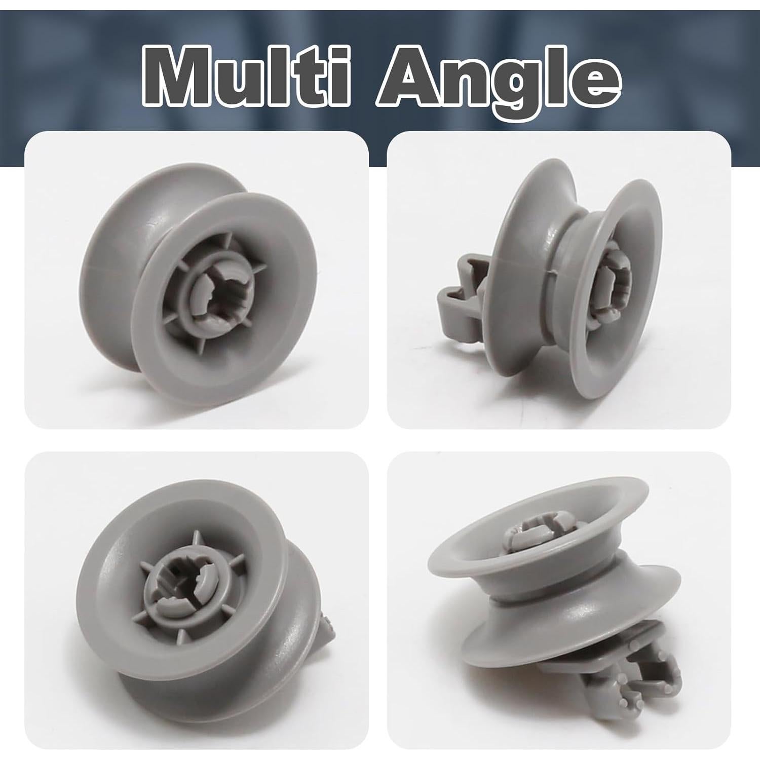 Conjunto de Ruedas para Estante Superior Bosch 8 Pcs Gris