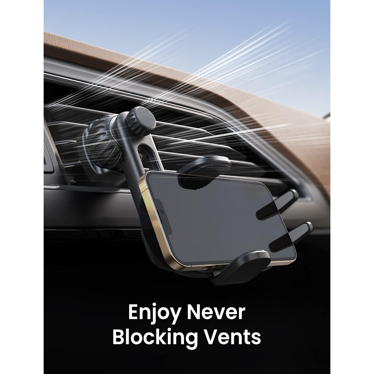 Soporte para Teléfono Móvil LISEN para Auto - Negro, 360°