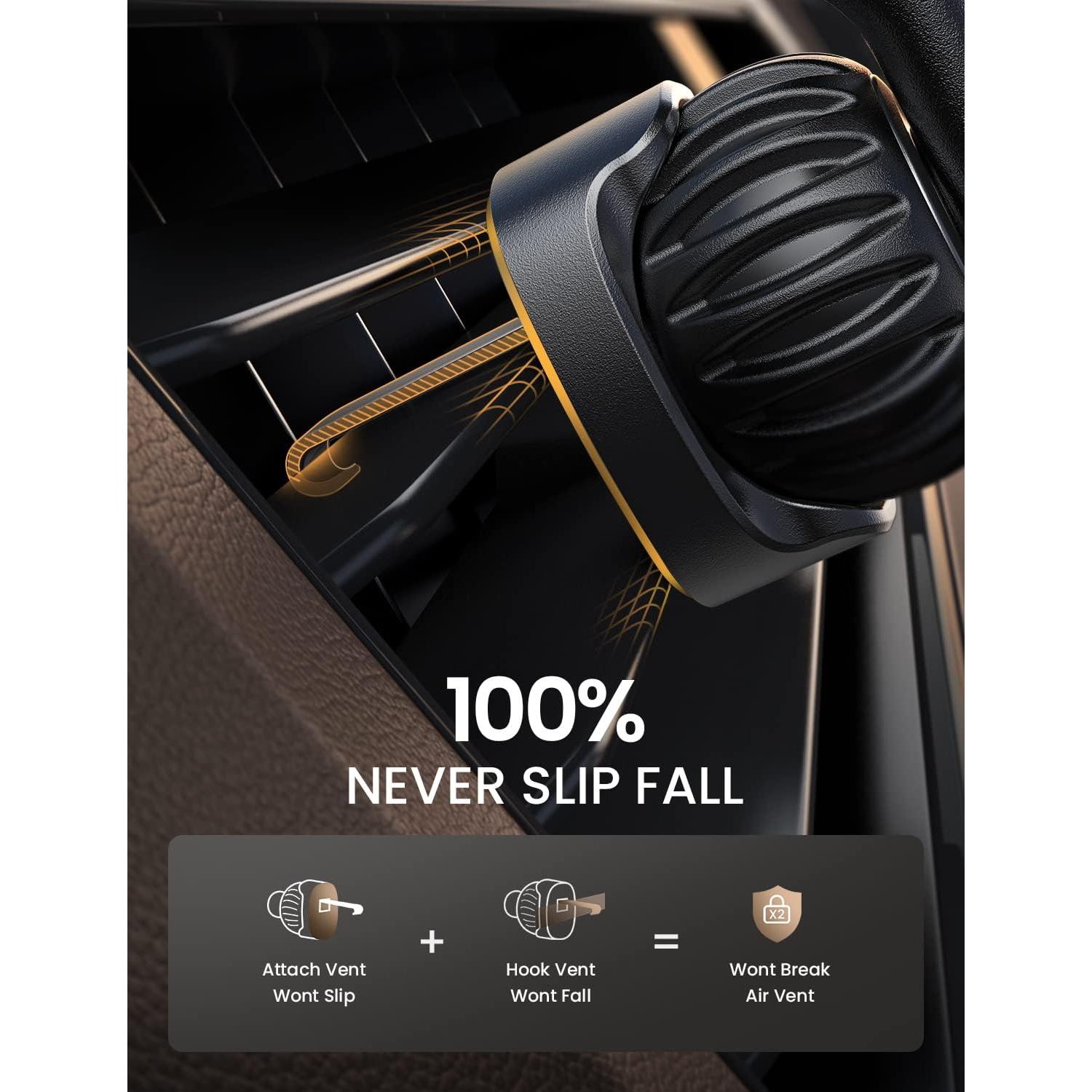 Soporte para Teléfono Móvil LISEN para Auto - Negro, 360°