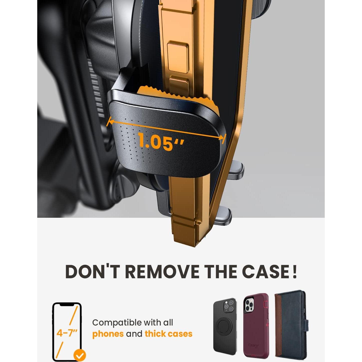 Soporte para Teléfono Móvil LISEN para Auto - Negro, 360°