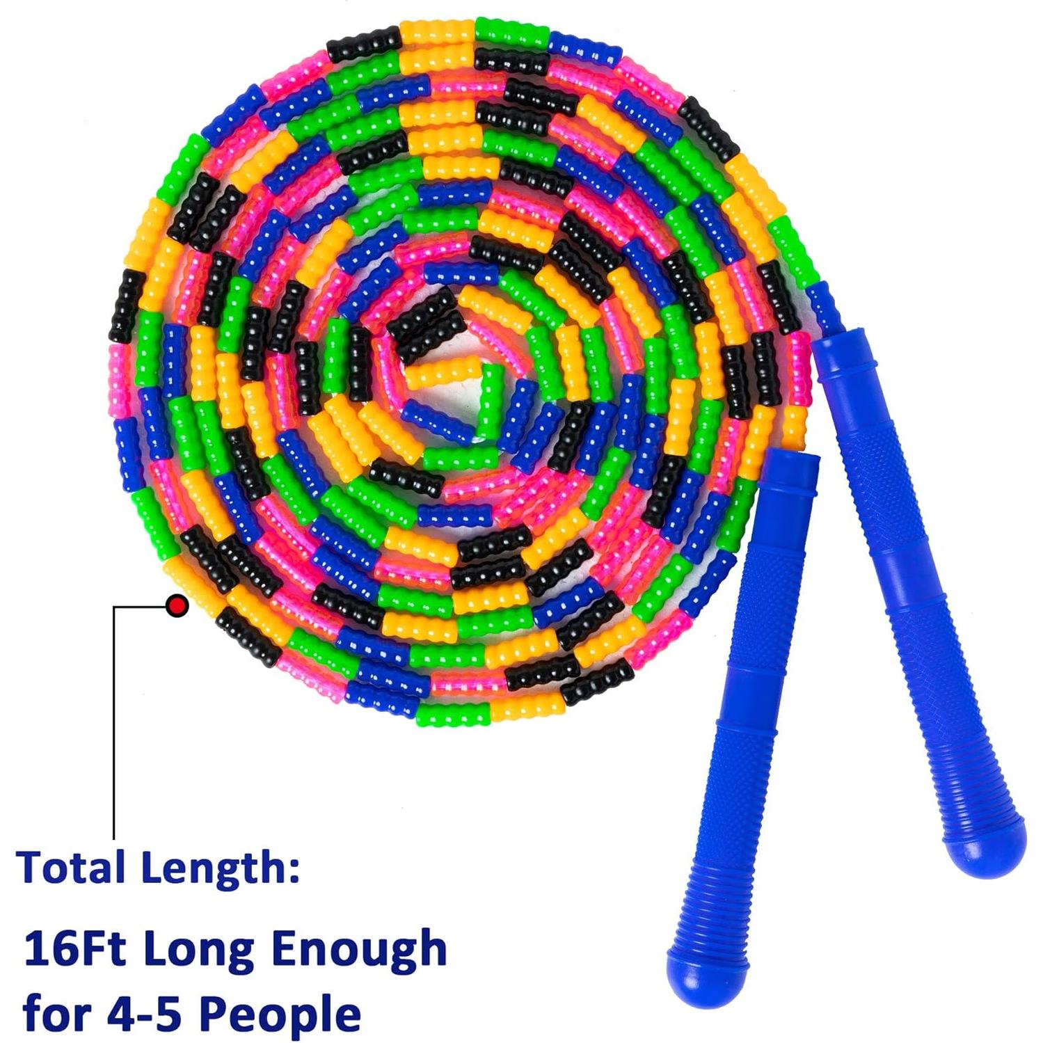 Cuerda de Salto Doble Holandesa Hipeakboo 4.88 m Paquete de 2