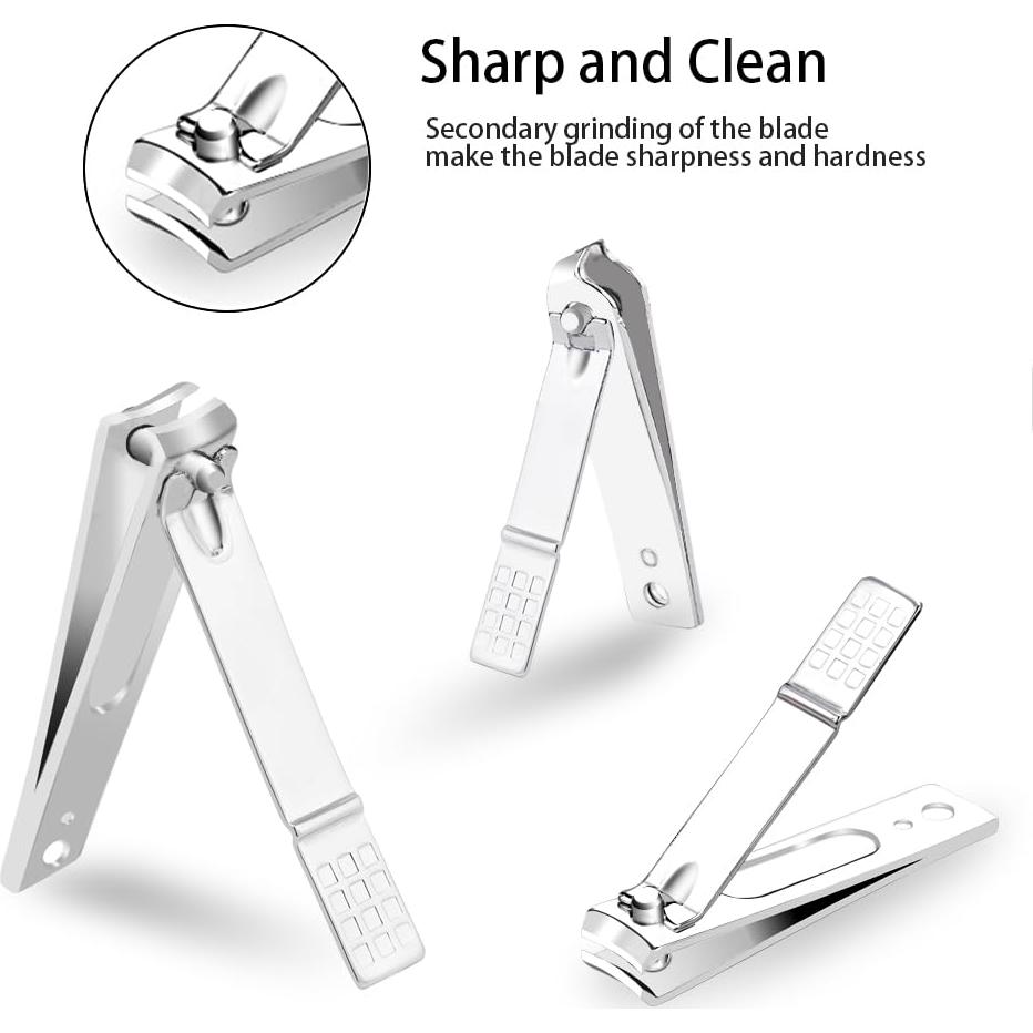 Set de Manicura y Pedicura ZIZZON 12 Piezas Estuche Rosa