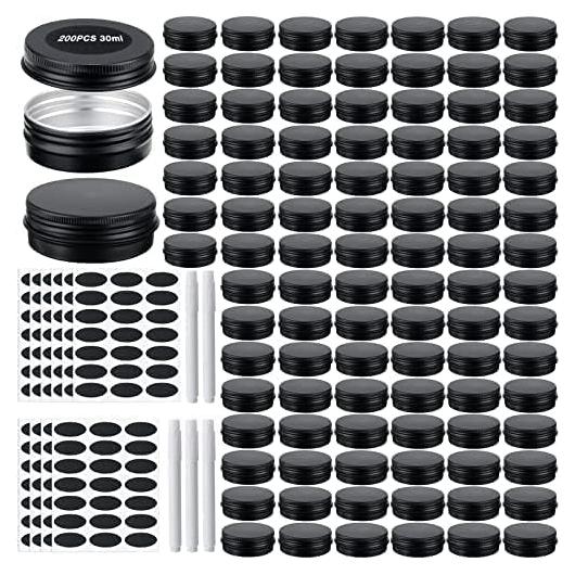 Paquete de 200 Latas de Aluminio Zubebe 28.35 g con Tapas