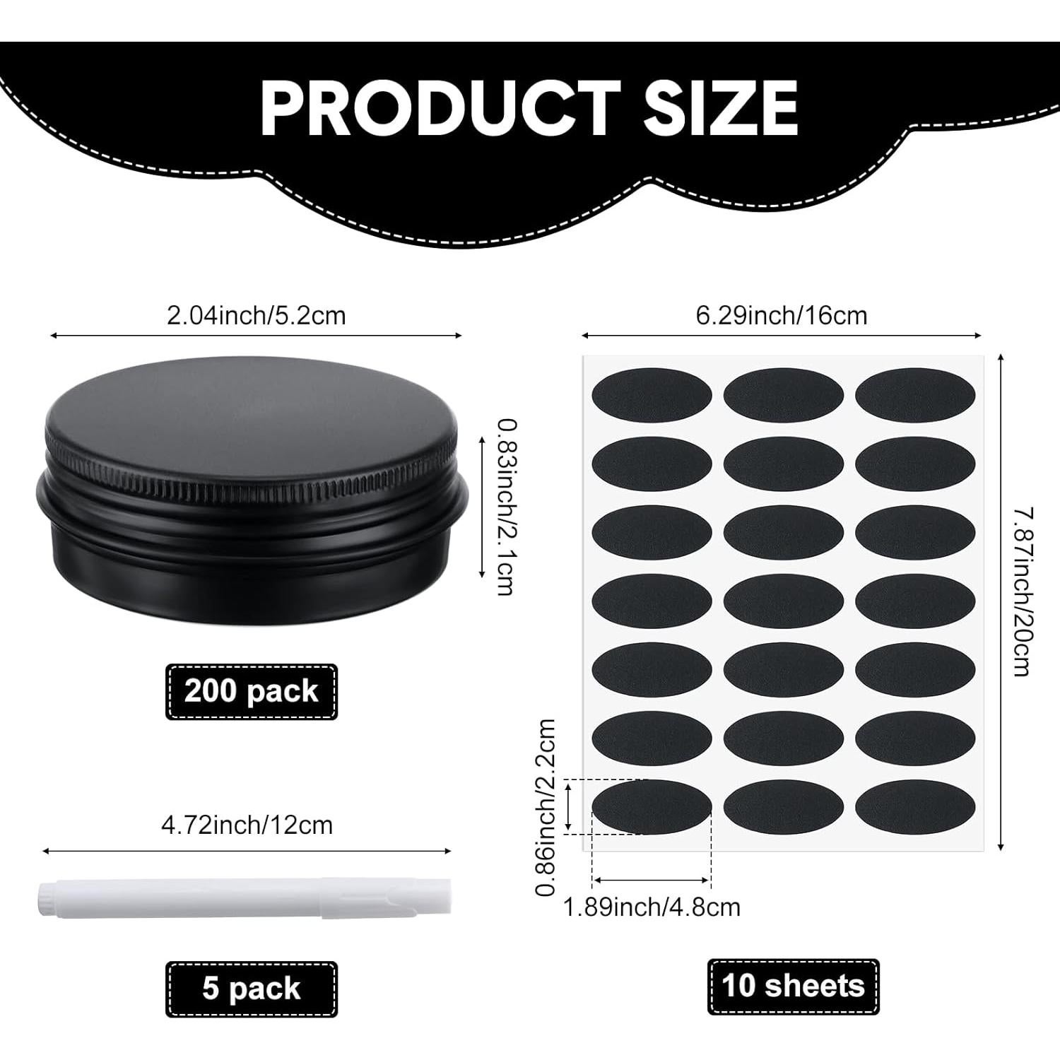 Paquete de 200 Latas de Aluminio Zubebe 28.35 g con Tapas