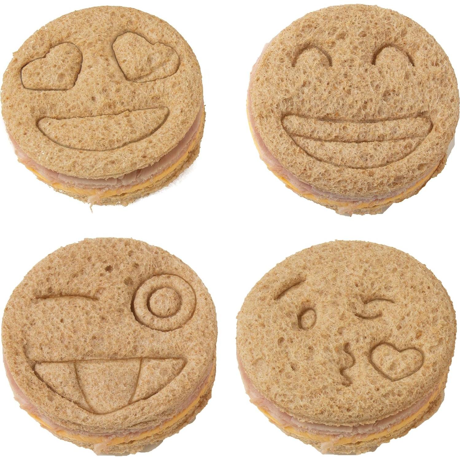 Cortadores de Sándwich Emoji Bentology - Set de 4 Formas