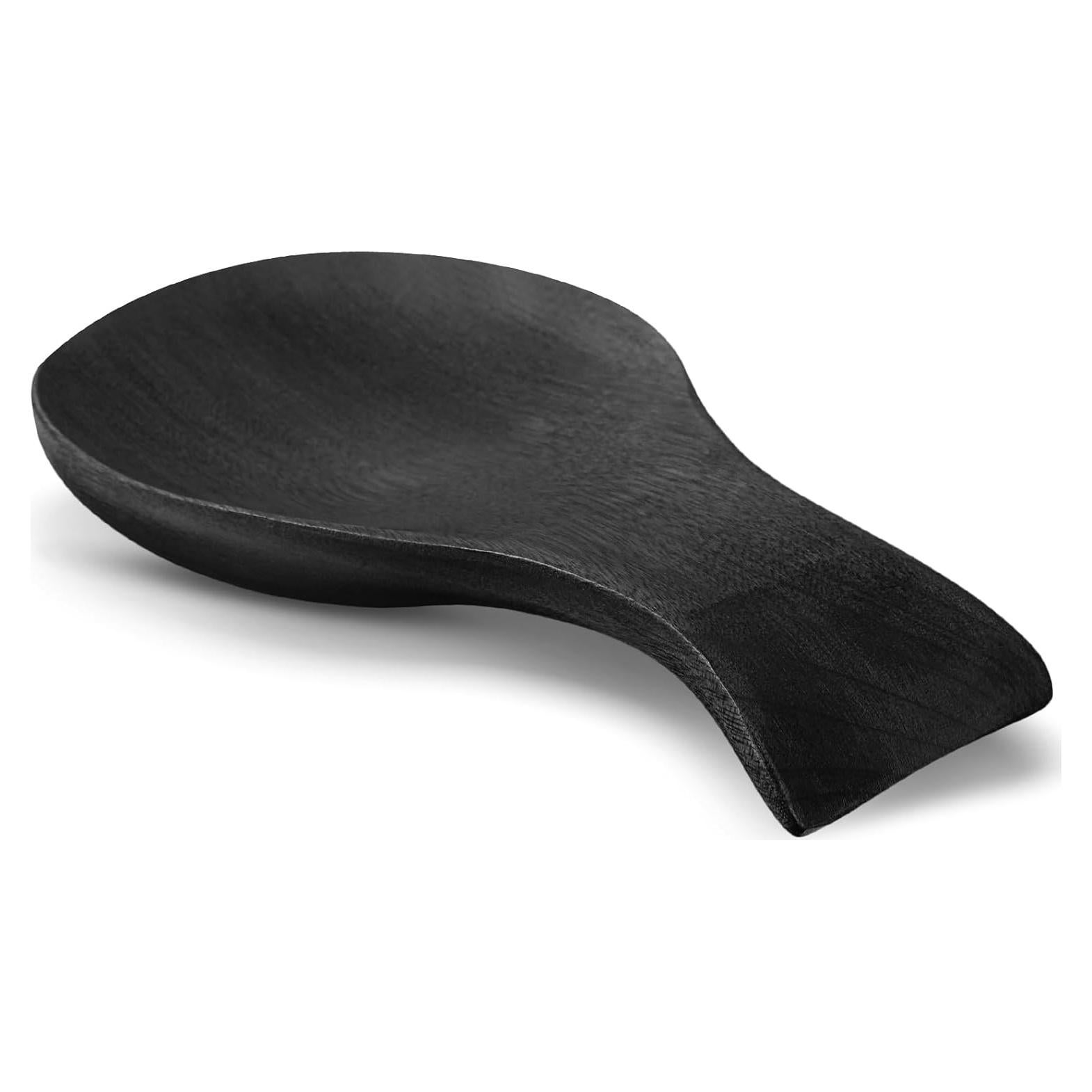 Soporte para Cuchara de Madera de Bambú Patelai 17.78 cm Negro