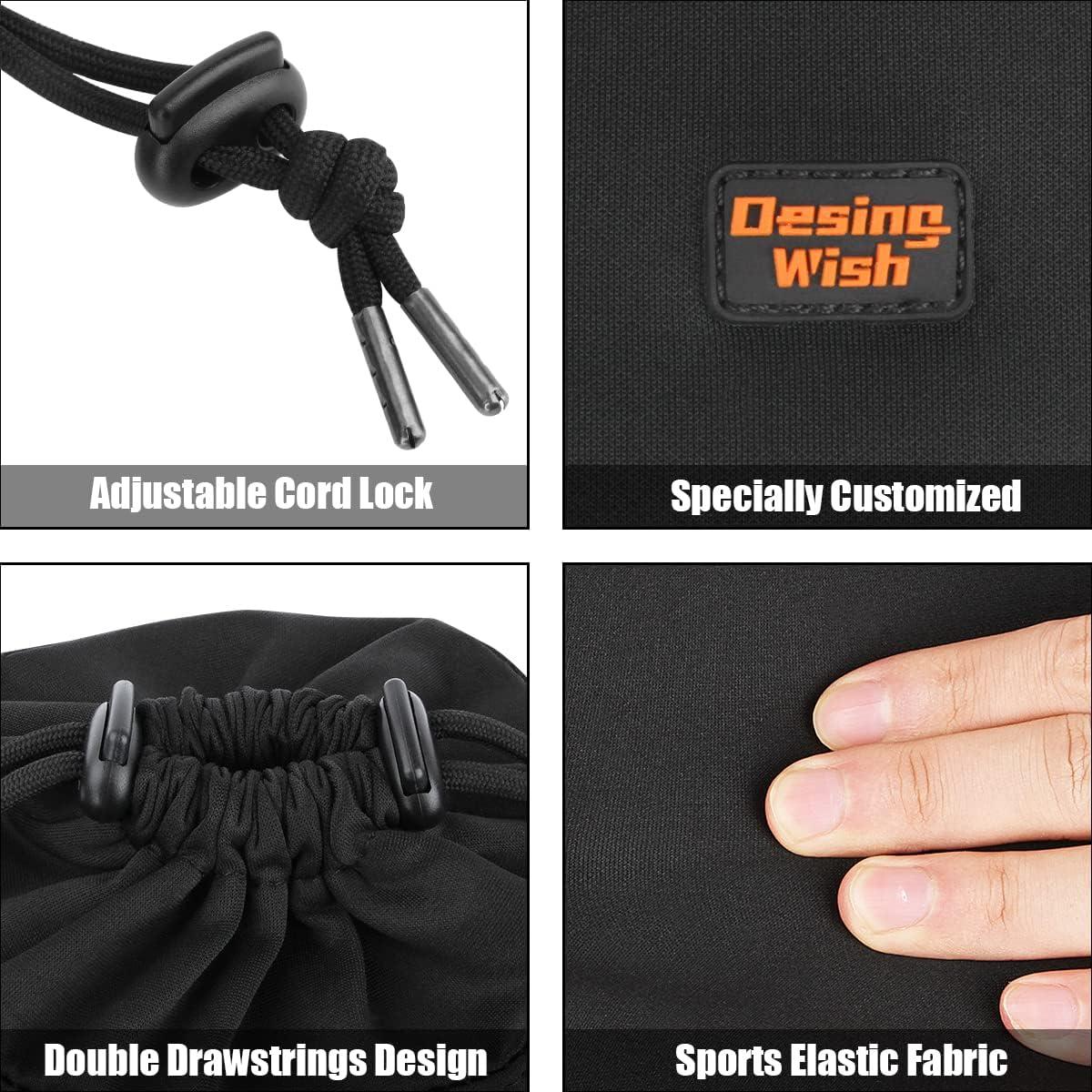 Bolsa de Almacenamiento para Auriculares Desing Wish Grande Negra