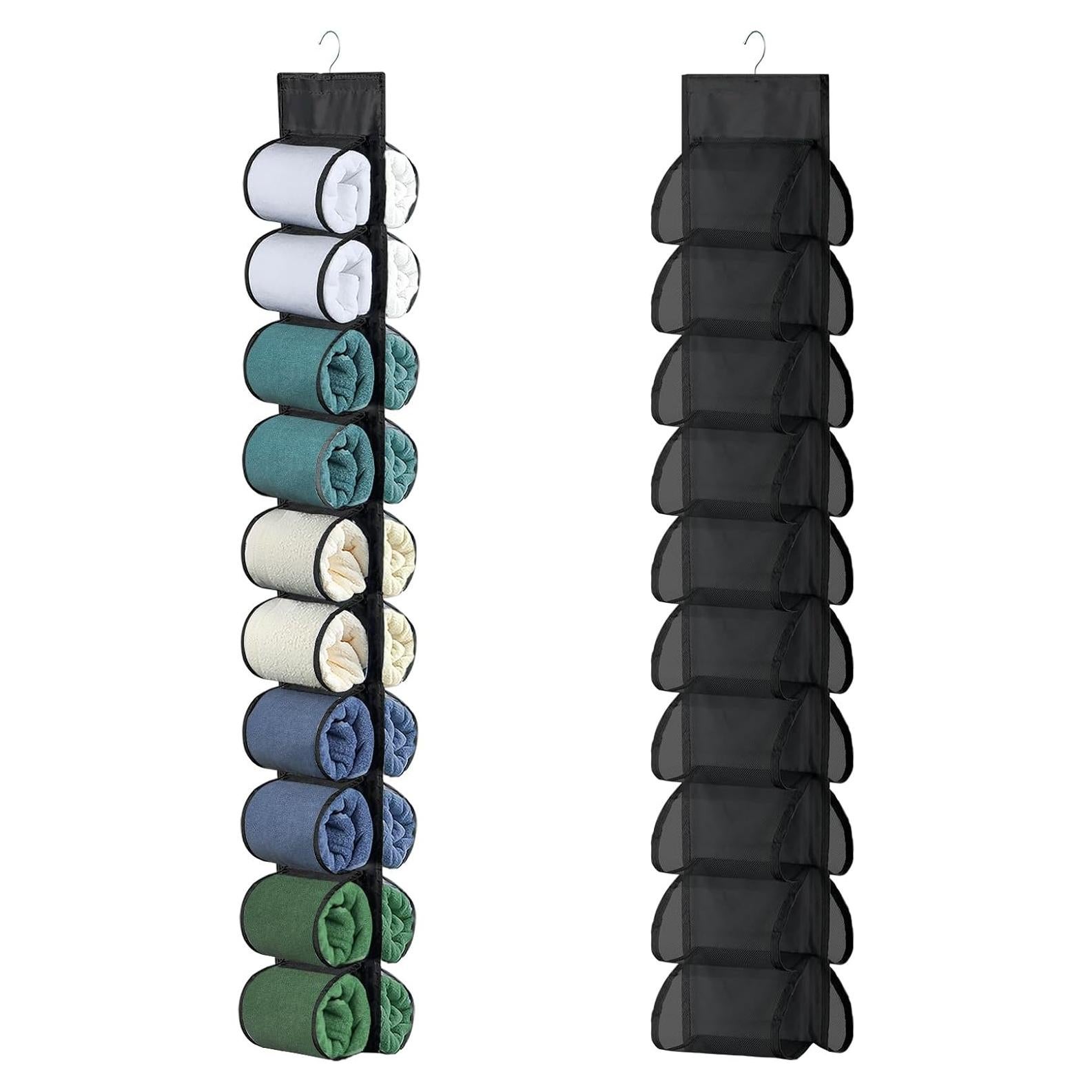 Organizador Colgante de Leggings Ioryseg 20 Bolsillos Negro