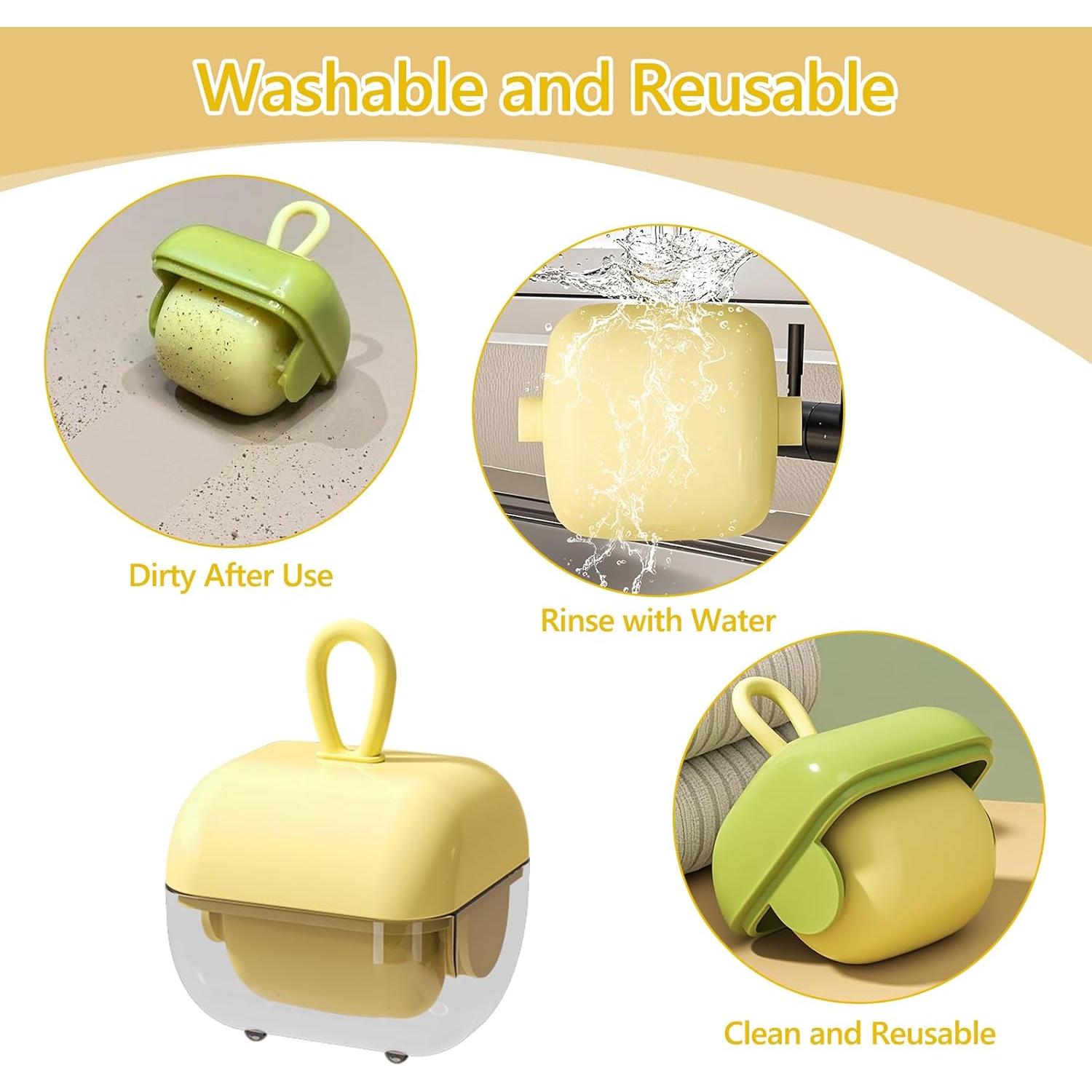 Rodillo de Pelusa Reutilizable DAECHAO Beige 1 Pack