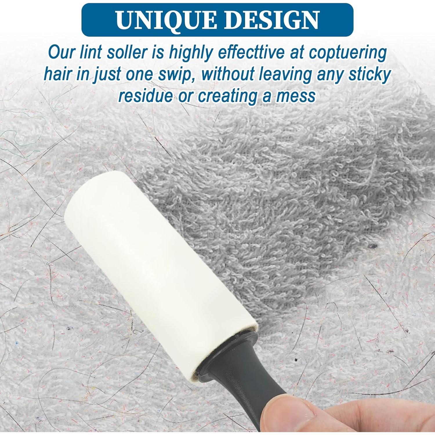 20 Piezas Rodillo Quitapelusas Keggaen Mini Viaje 15x2.8cm