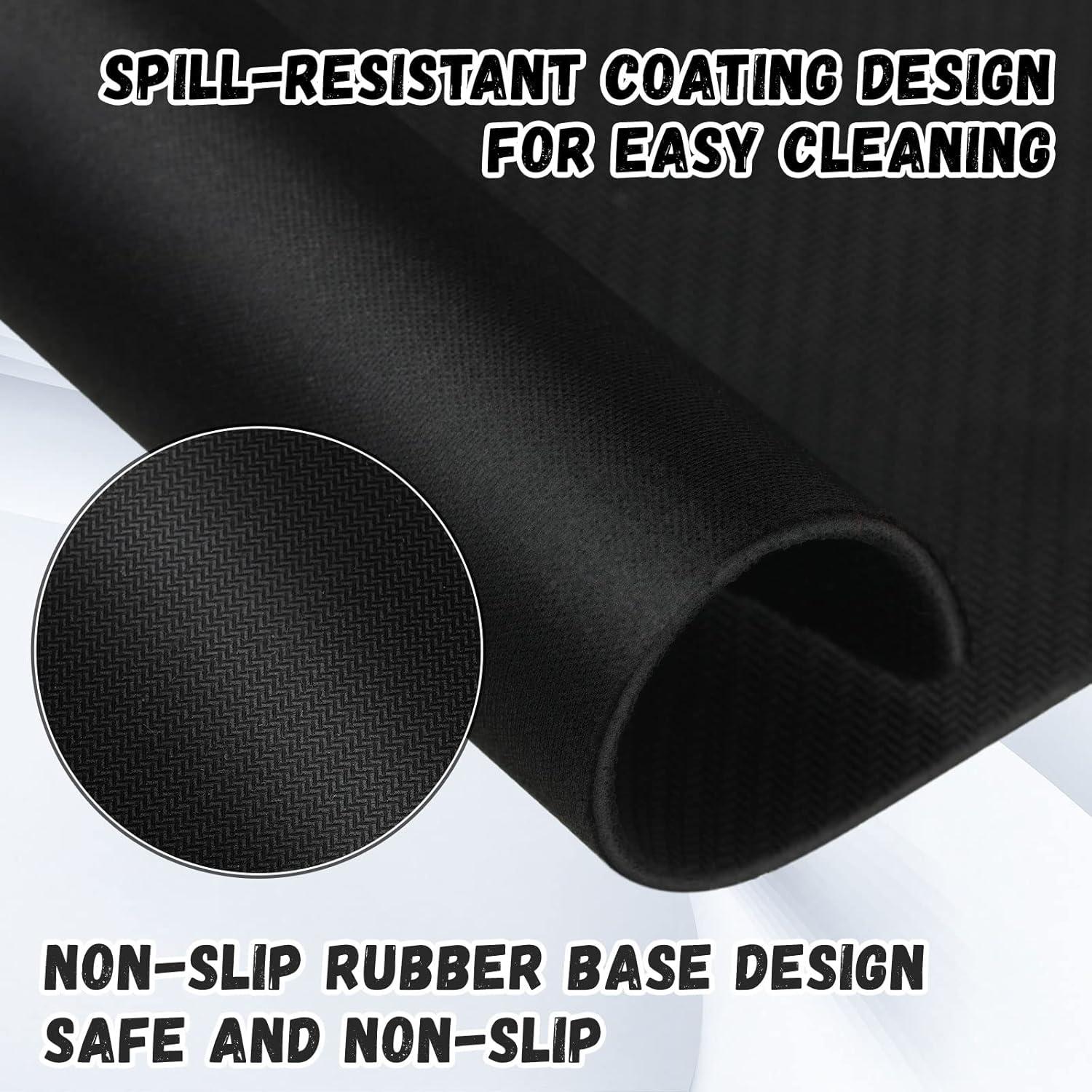 Alfombrilla de Ratón Crtiin 50 Piezas Goma Antideslizante 18x22cm