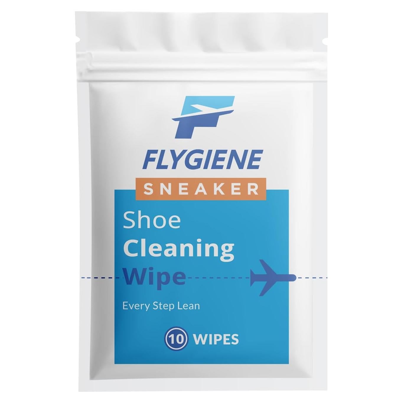 Toallitas de Limpieza de Zapatos FLYGIENE - Paquete de 10