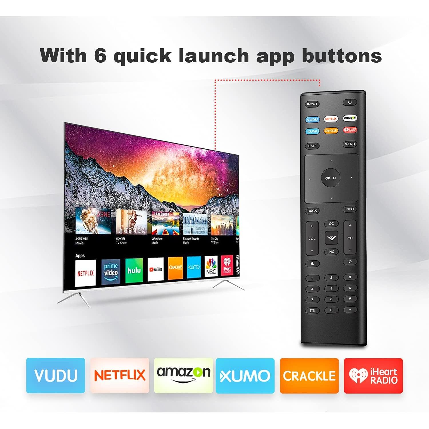 Control Remoto Universal Vizio XRT136 - Sin Programación