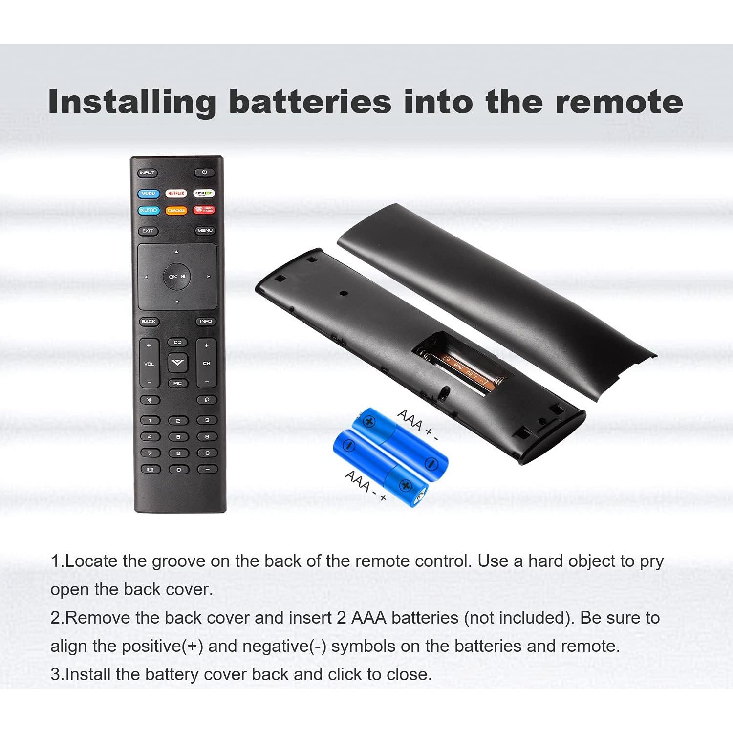 Control Remoto Universal Vizio XRT136 - Sin Programación