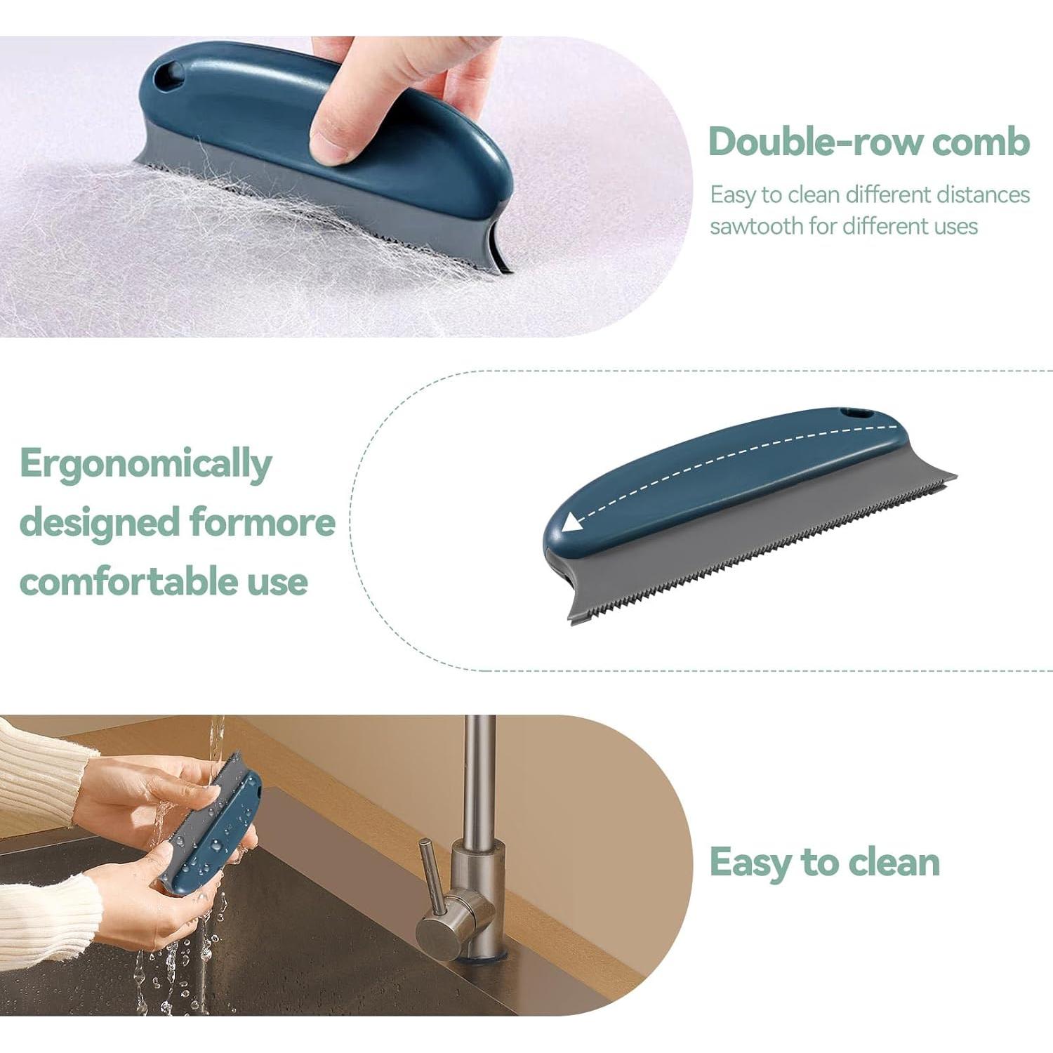 Set Quitapelos para Mascotas 4 Piezas Yunlnny - Guante y Cepillos