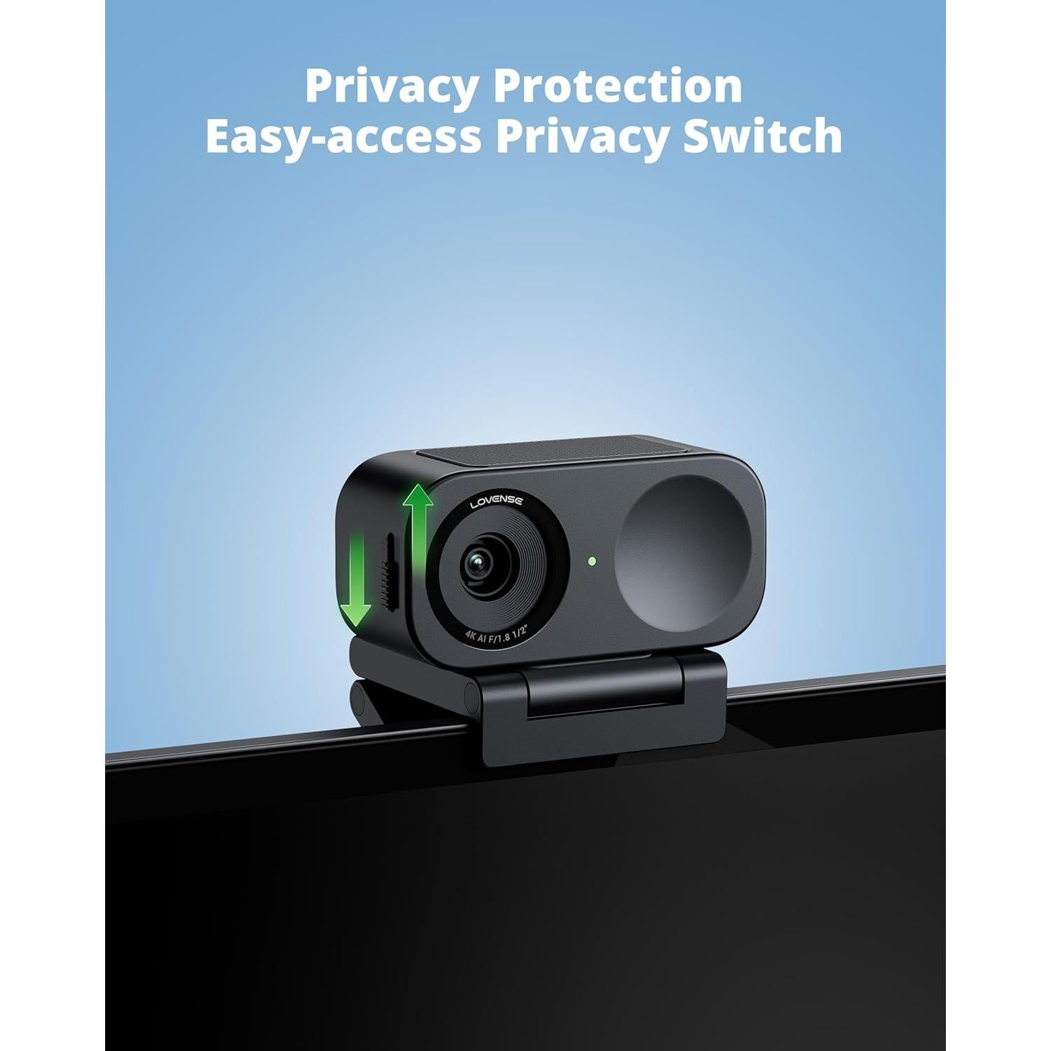 Cámara Web LOVENSE 2 4K para PC con Control de Gestos